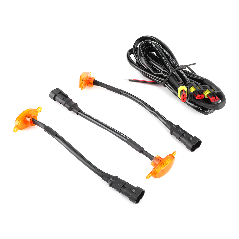 3-teiliges Set Led-kühlergrillleuchten Für Die Frontstoßstange, Passend Für Ford F150/f250/raptor 2014–2017