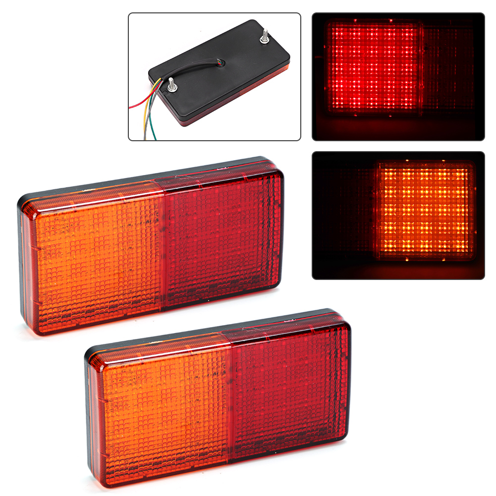 2 Stück 50-led-anhänger-rücklicht-signallampe Hl-g-001 Fahrzeug Ip67 Wasserdicht