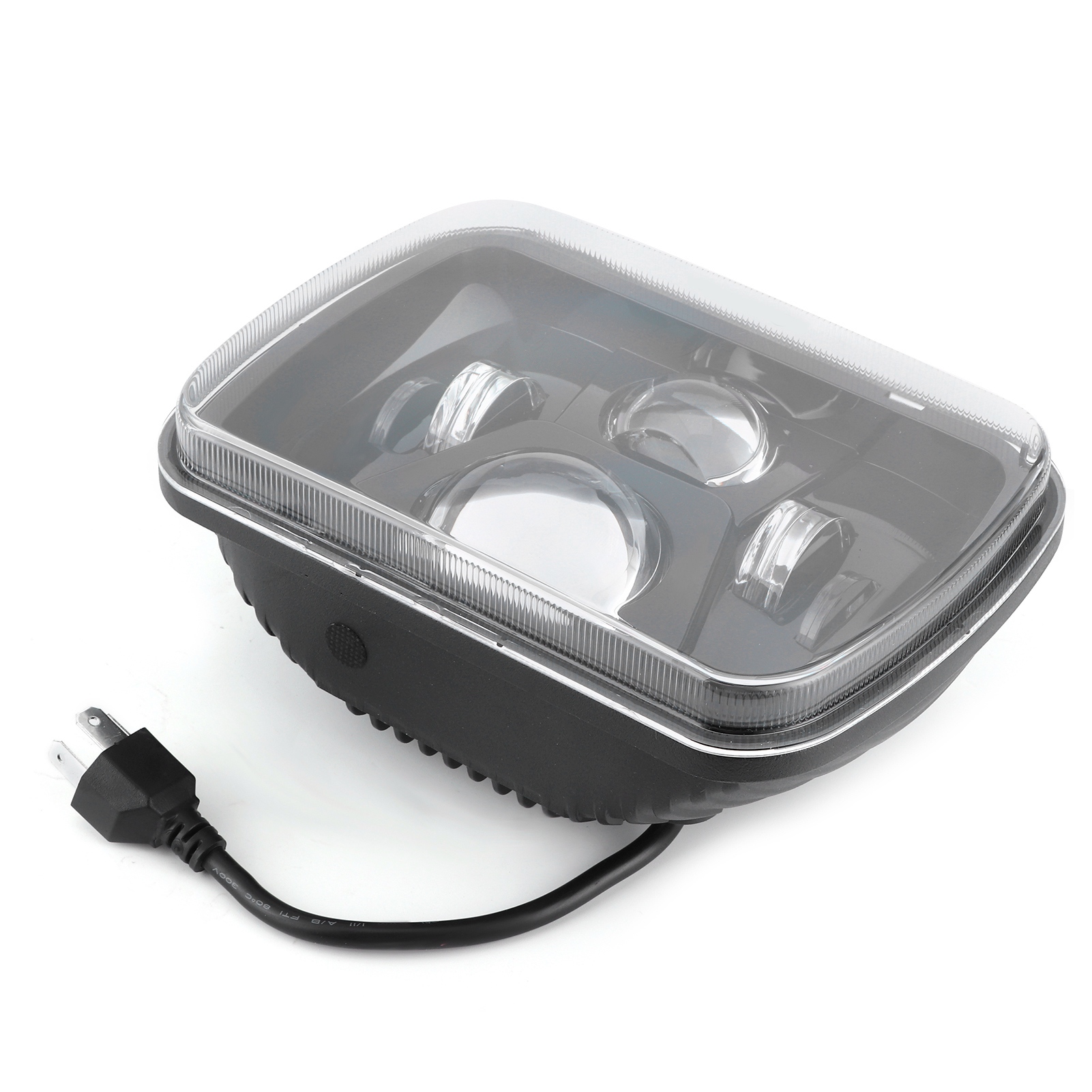 H4 7-zoll-led-quadratscheinwerfer, Hohe Helligkeit, 12–24 V, Passend Für Wrangler Yj