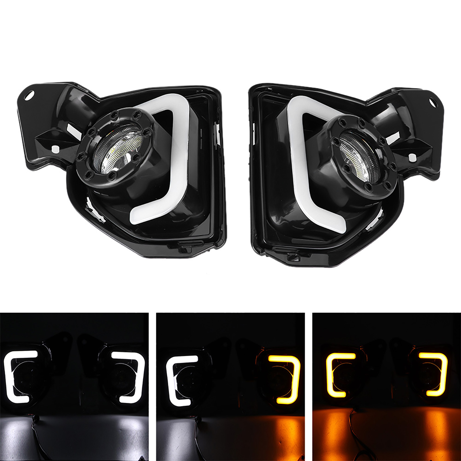 12v Led-tagfahrlicht/nebelscheinwerfer 6000k – 6500k Passend Für Hiace 2014–2018