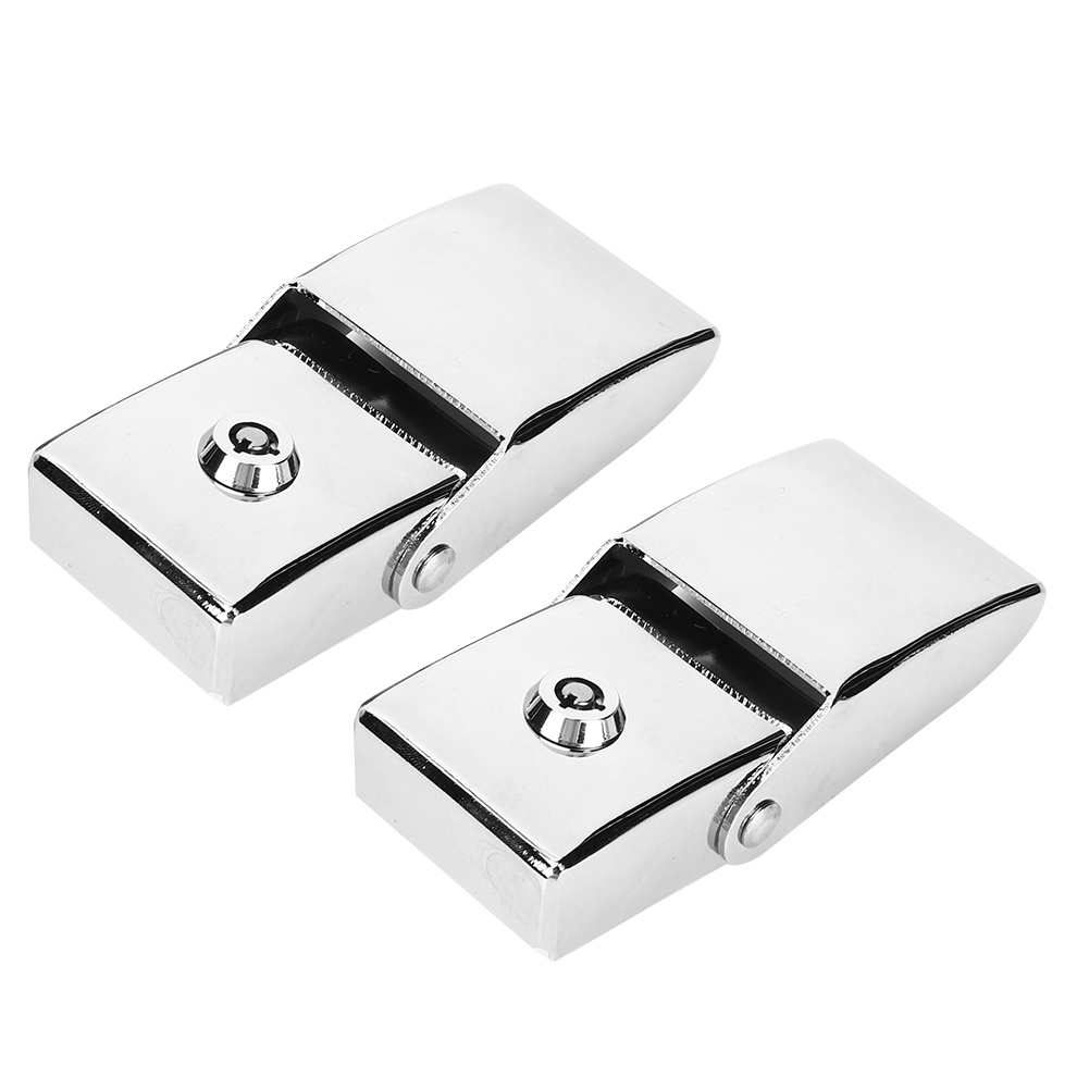 2x Edelstahl-motorhaubenhaken-verschlusslasche Für Jeep Wrangler 2007-2017, Außenbefestigungsverschluss