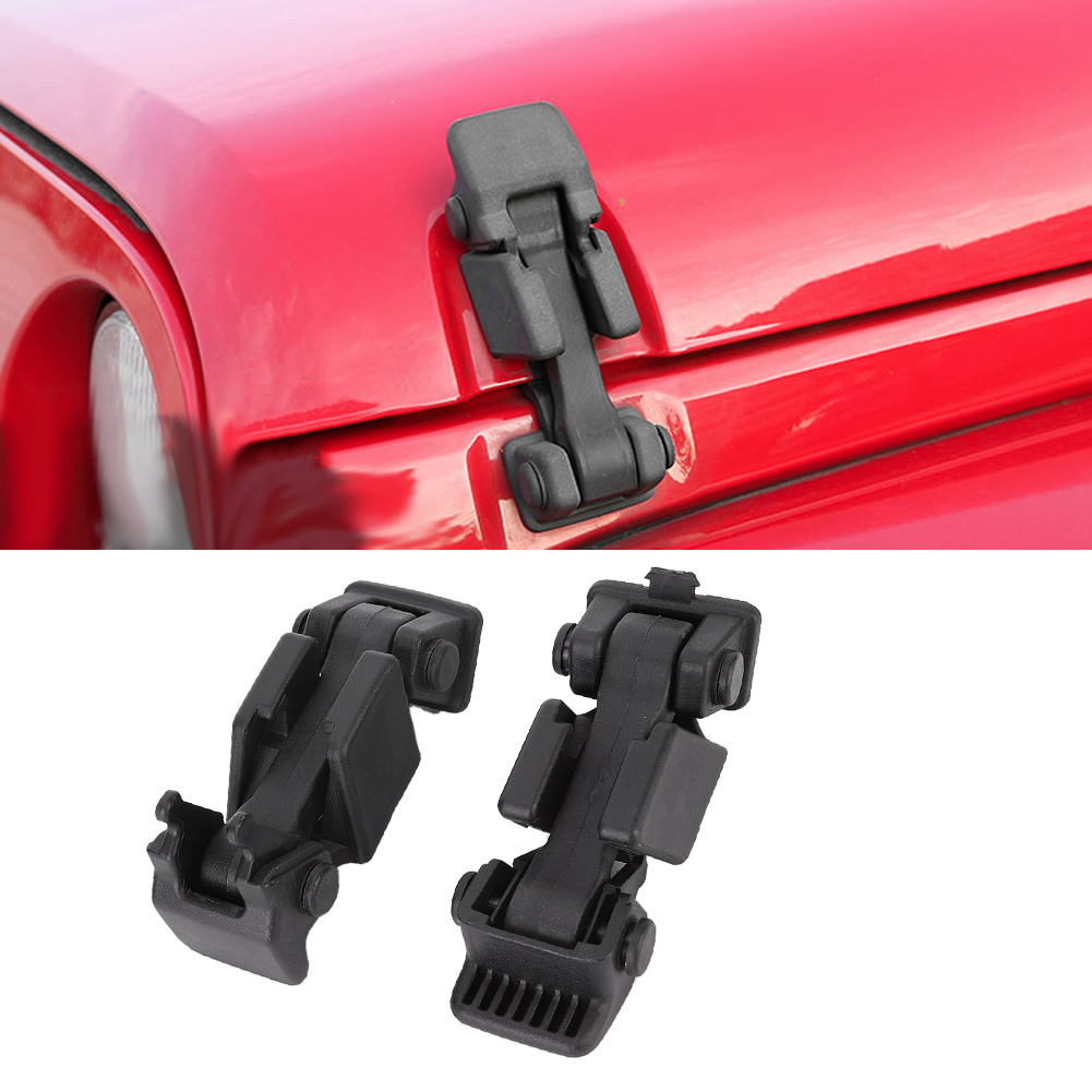 2 Stück Motorhaubenverriegelungshaken, Kompatibel Mit Jeep Wrangler Jk 2007-2017, Verriegelungsbefestigung