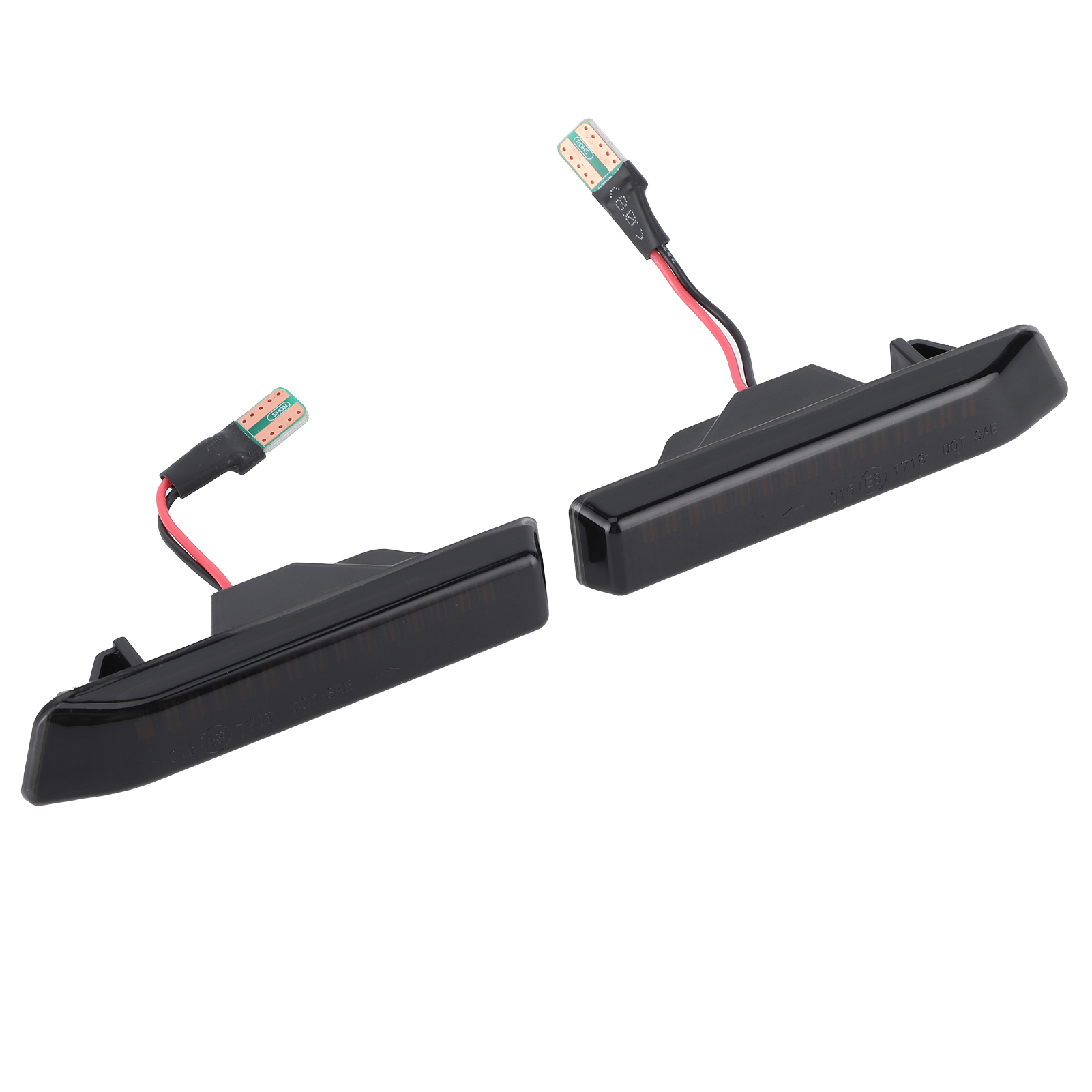 2-teilige Led-seitenmarkierungsleuchten Für Bmw 3er E36 X5 E53, Stahlblitz, Gelbes Signal, Wasserdicht, Positionsleuchten