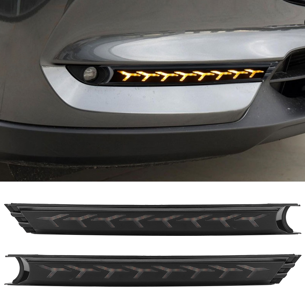 Stück Led-tagfahrleuchten Mit Dynamischer Signalfunktion, Passend Für Mazda Cx-5 17-19