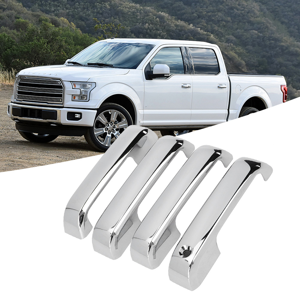 Verchromter Außentürgriff Für Ford F-150 (2015–2016), Elegante Schutzleiste, 4-teiliges Set, Hochwertiges Autozubehör