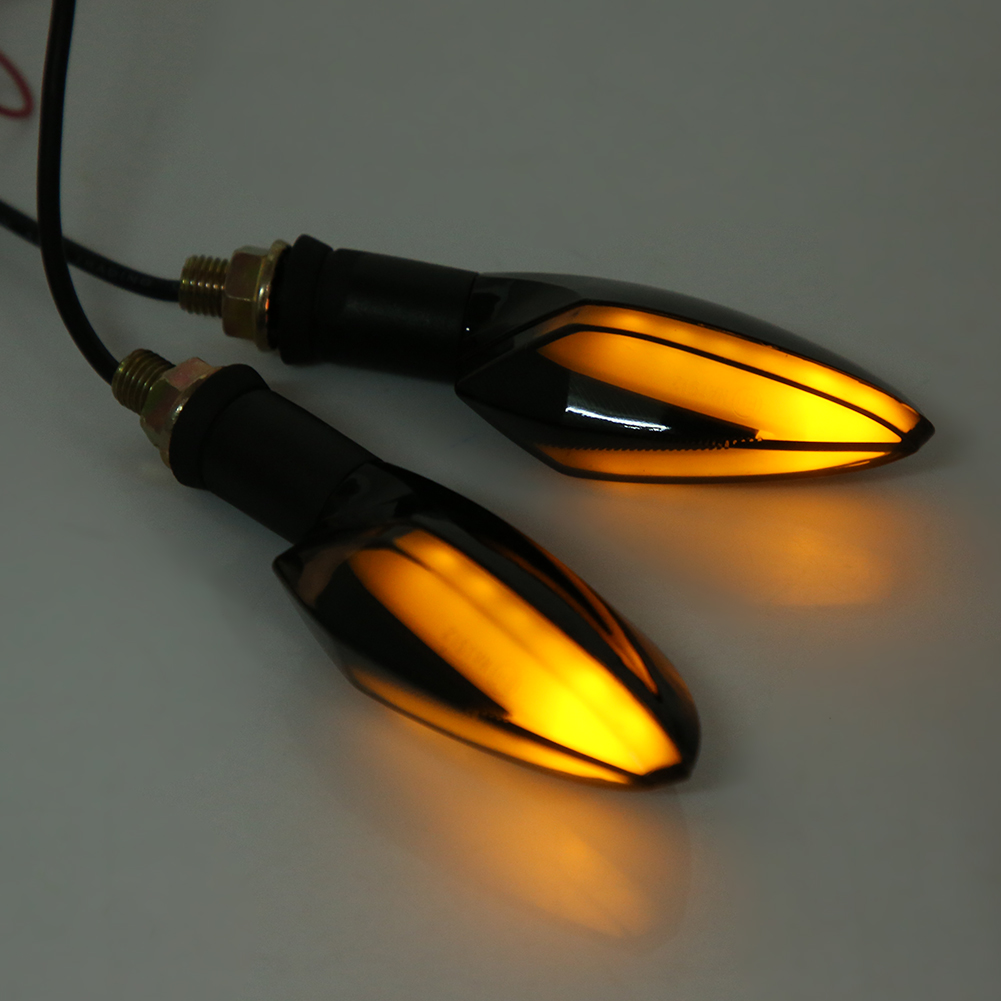 Paar Universelle Led-motorradblinker, Wasserdichte Motorrad-blinker, Hochsichtbare Glühbirnen, 2-teiliges Set
