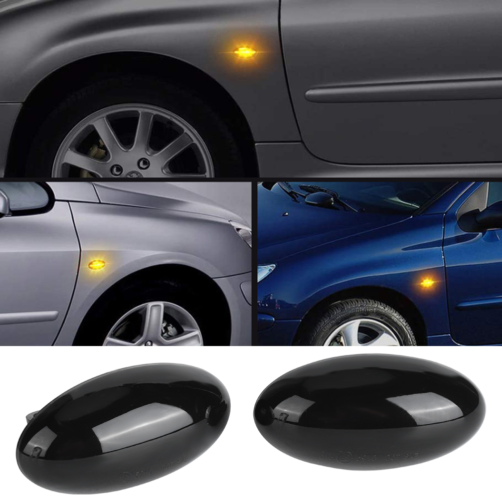 Dynamische Led-blinker-seitenmarkierungsleuchte Passend Für Peugeot 1007, 107, 206, 207, 307, 6325g3