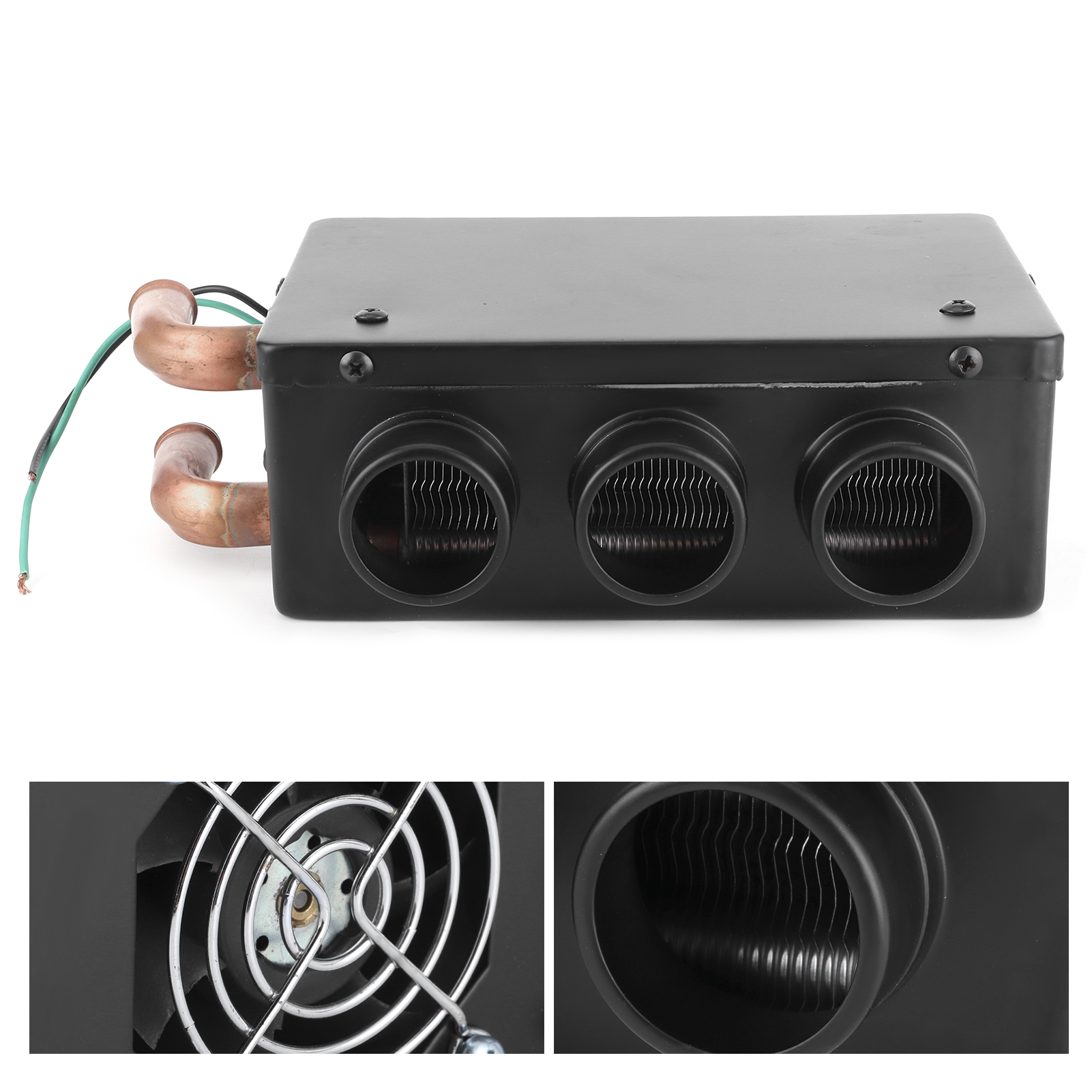 12v 50w Auto-heizgerät Mit 3 Löchern, Tragbar, Schnelles Aufheizen, Frostentfernung, Geräuscharm