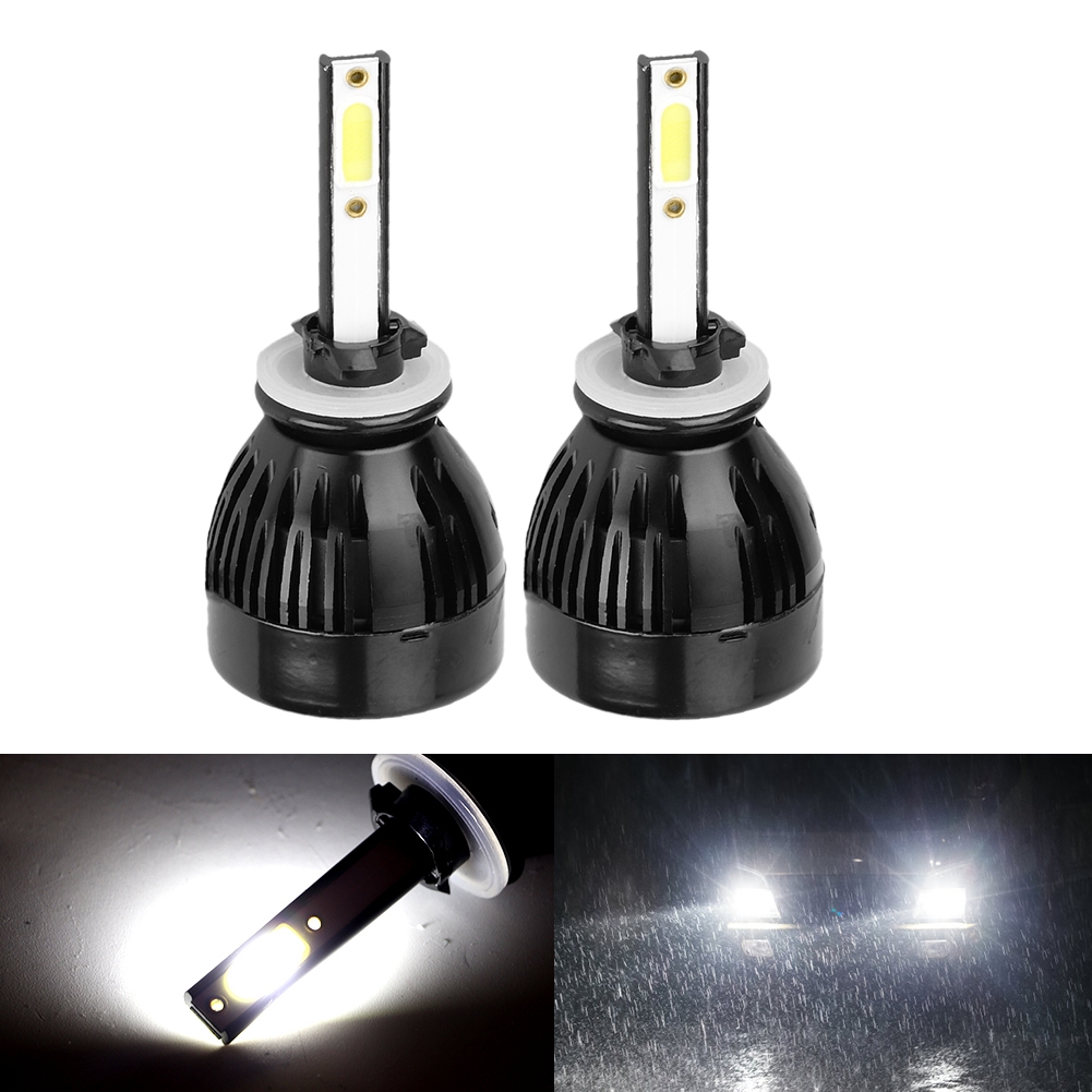Paar 880/881 80w 6000k Weiße Cob-led-scheinwerfer, 4-seitige Beleuchtung Mit Kühlventilator