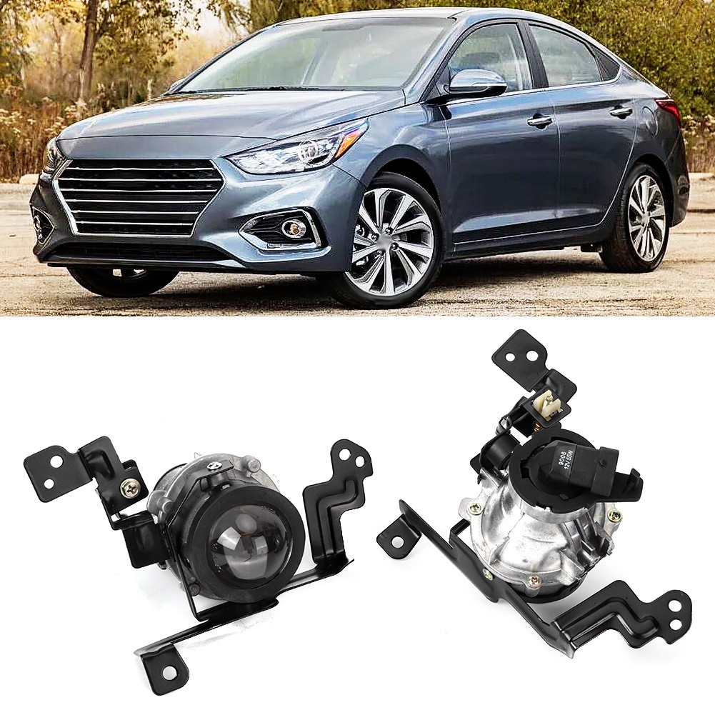 2 Stück Led-nebelscheinwerfer 12v Passend Für Hyundai Accent 2017-2018