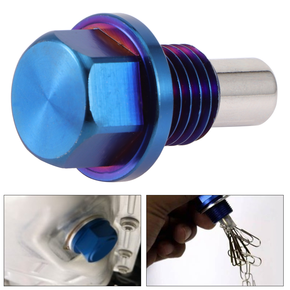 Magnetischer Ölwannen-rücklauf-ablassschrauben-adapter Aus Aluminiumlegierung, M12x1,5