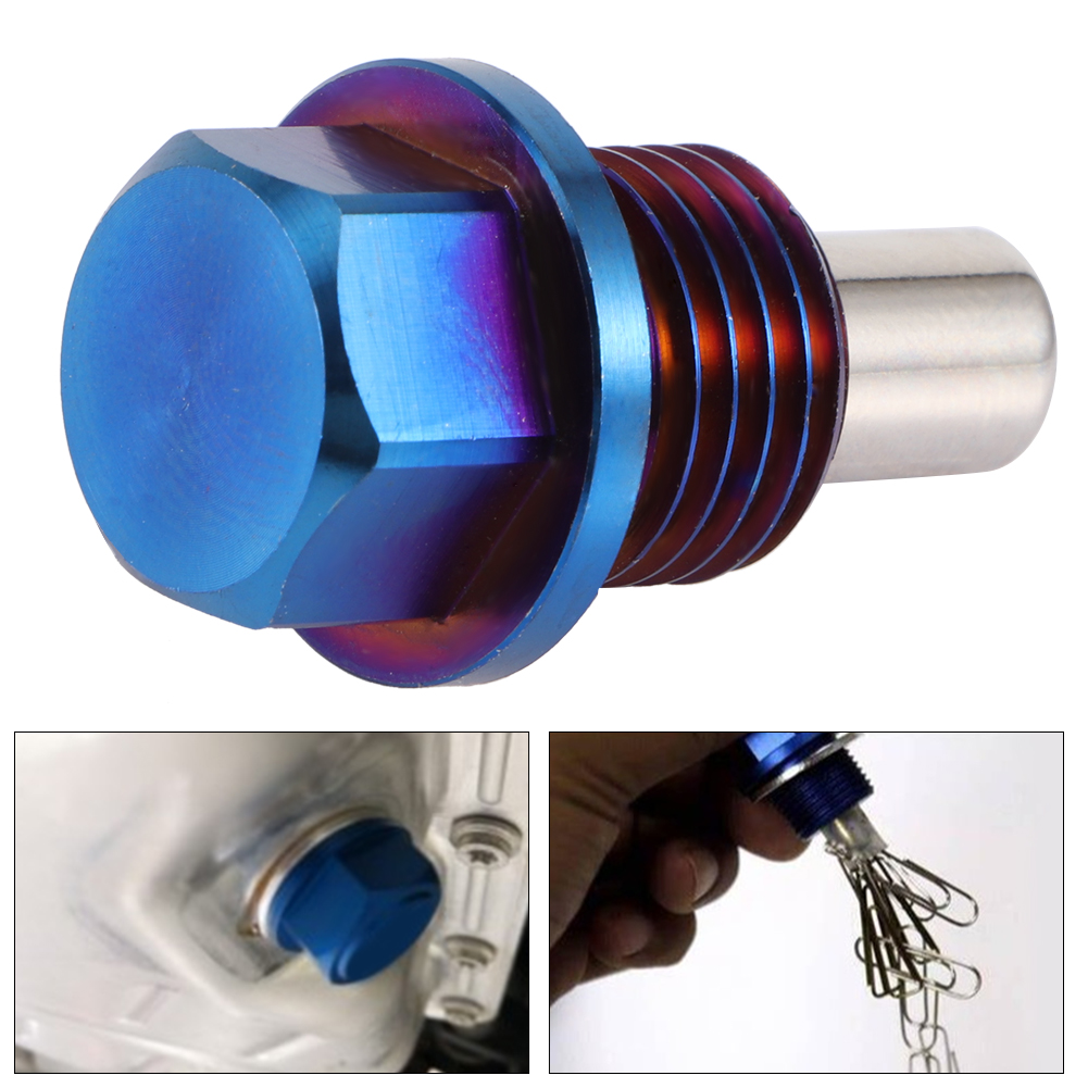 Magnetischer Ölwannen-rücklauf-ablassschrauben-adapter Aus Aluminiumlegierung, M14x1,5
