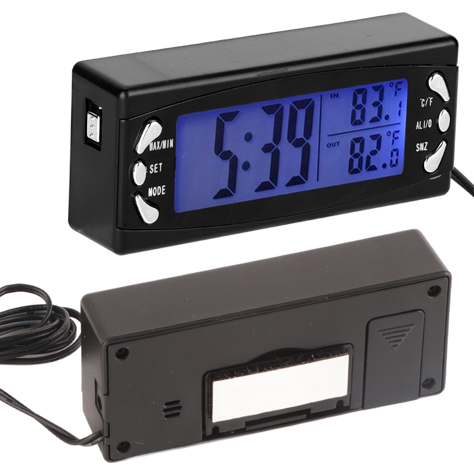 12v Kfz-thermometer Mit Lcd-digitalanzeige, Temperaturanzeige Und Alarm Ct23