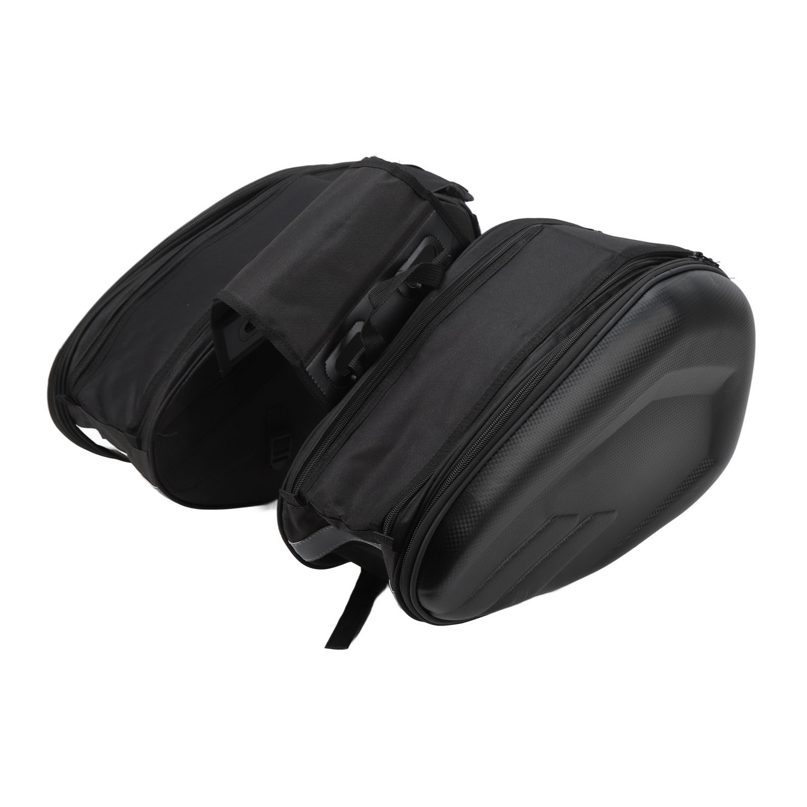 Erweiterbare Motorrad-seitentasche Von 36 L Bis 58 L, Wasserdicht, Wetterfest, Praktischer Stauraum Für Sportmotorräder, Motorradgepäck, Großes Volumen, Langlebig, Heckmontage, Praktisches Zubehör.