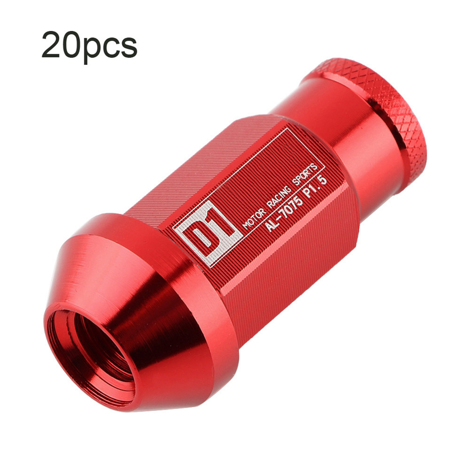 M12x1,5 Aluminium-radmuttern Für Autoreifen, Rennschraubensatz, Rote Farbe, Leichte Und Robuste Befestigung.