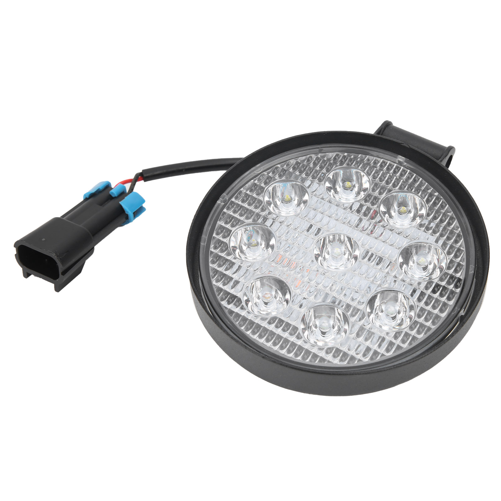 27-w-arbeitsleuchte Mit 9 Leds, Ip67 Wasserdicht, Rund, Für Auto, 12-v-universalbeleuchtung, Zusatzlampe Für Außenprojektoren