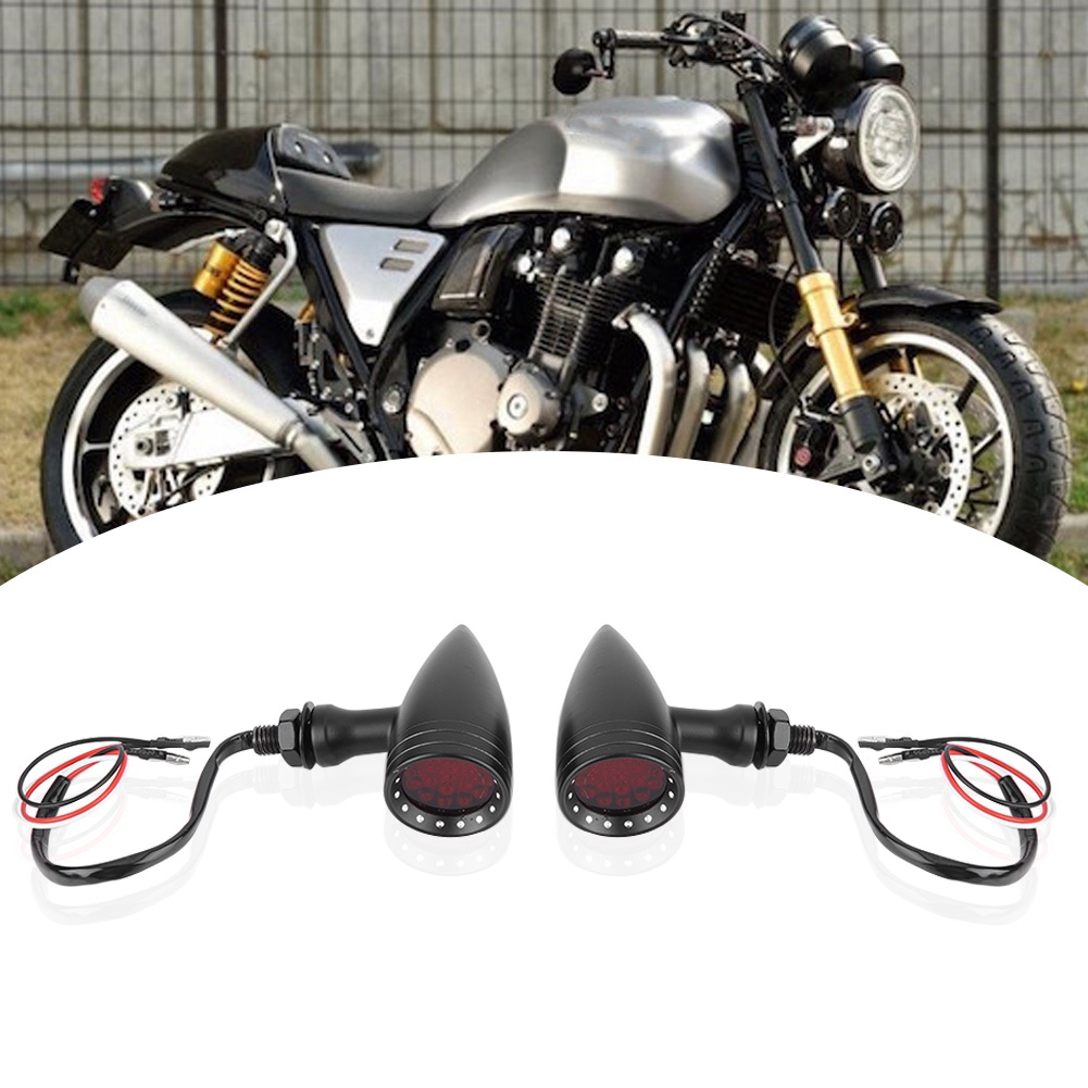 2 Retro-led-motorradblinker, Universelle Blinkerlampen Für Motorräder