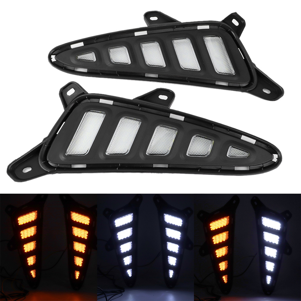 Led-tagfahrlicht, 2-farbige Blinkerleuchte, Passend Für Toyota C-hr (2016–2019)