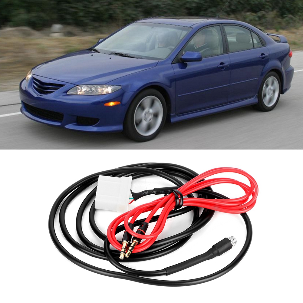 3,5-mm-aux-adapterkabel (weiblich) Für Autoradios, Kompatibel Mit Mazda 3 & 6 (2006–2013), Audioanschluss