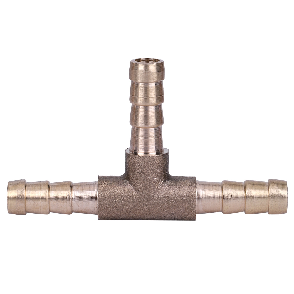 3-wege-t-stück Aus Messing, 6 Mm, Für Kraftstoff-, Luft-, Druckluft-, Öl- Und Gasschläuche – Gewinde-verbinder (außengewinde)