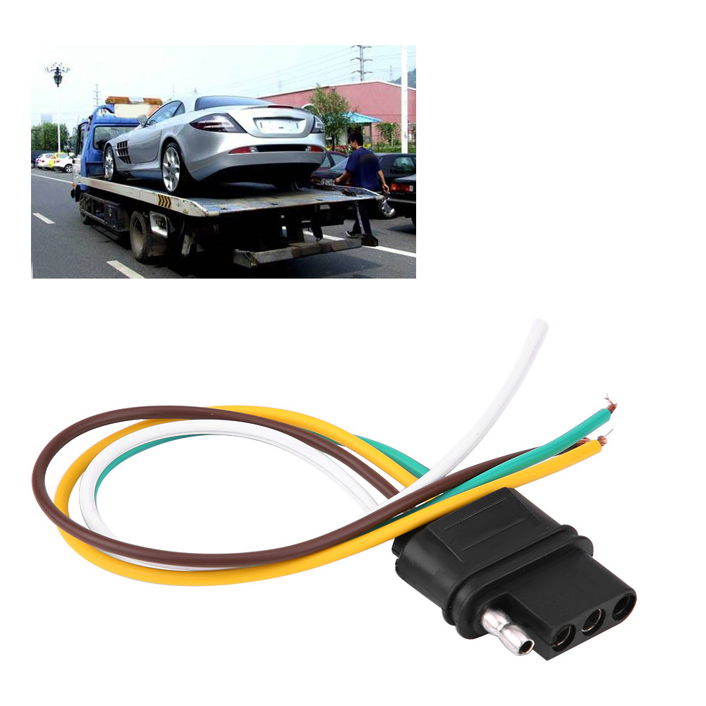 4-poliger Anhängerstecker, Kupplungsbuchse Für Blinker, Tm8010-verkabelungssatz, Wasserdicht Und Robust
