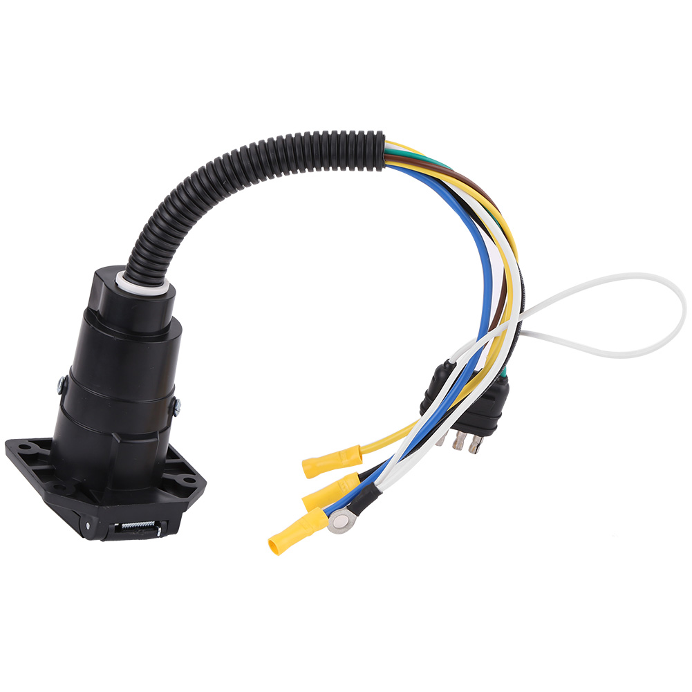4- Bis 7-poliger 6-24-v-flachstecker Für Anhänger, Kabelkonverterstecker, Wohnwagenkupplung, Lkw, Wohnmobil