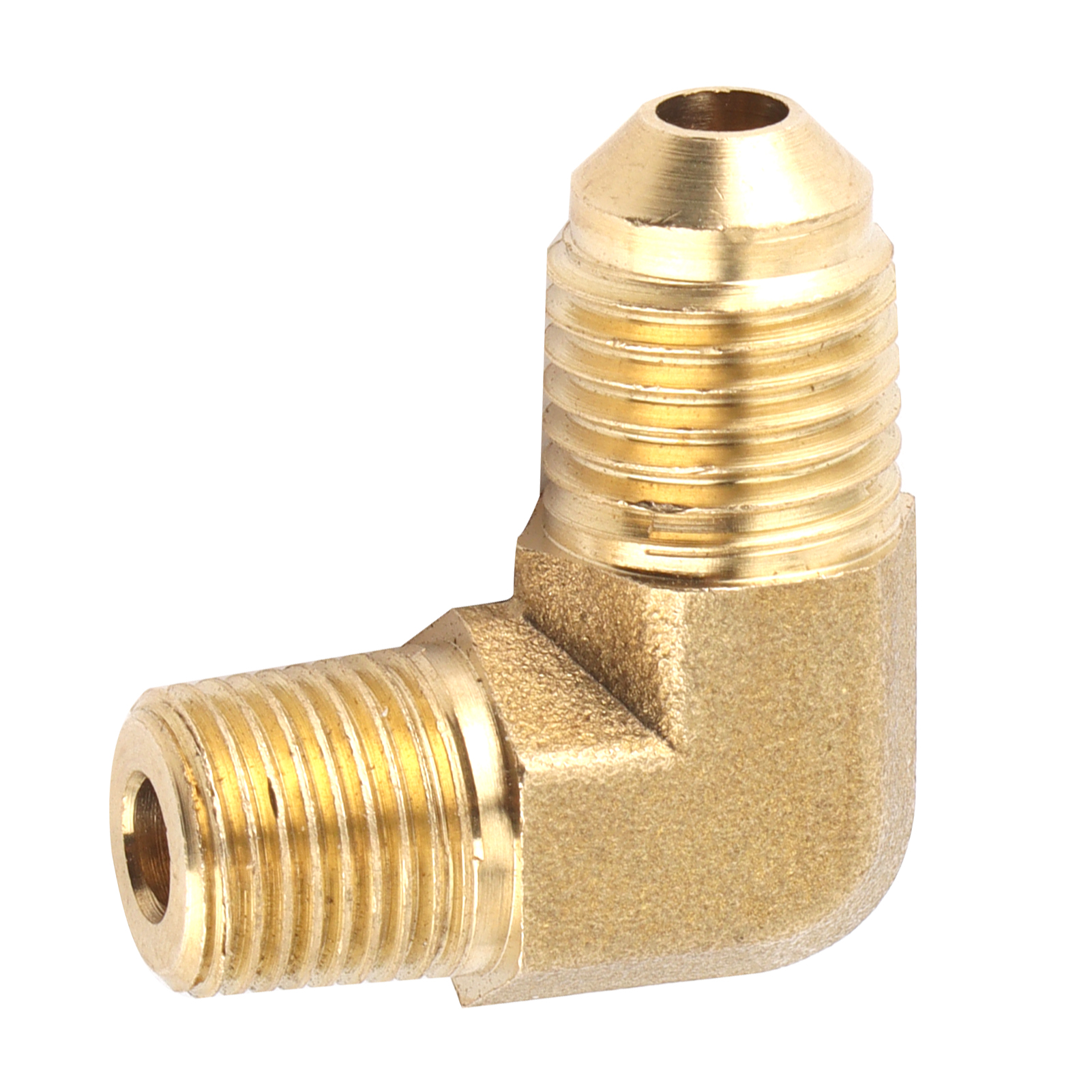 90°-winkelstück Aus Messing, 4 An Außengewindeadapter Auf 1/8 Npt, Korrosionsbeständig, Für Hydraulikschlauch Und -verschraubung.
