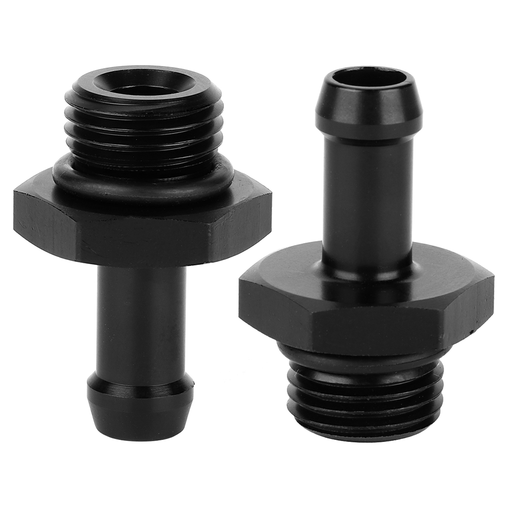 An6 5/16 Schlauchanschlussadapter, Druckregler, Kraftstoffpumpenzubehör, Gewindeanschluss, Verbindungsset, Stahl, Robust.