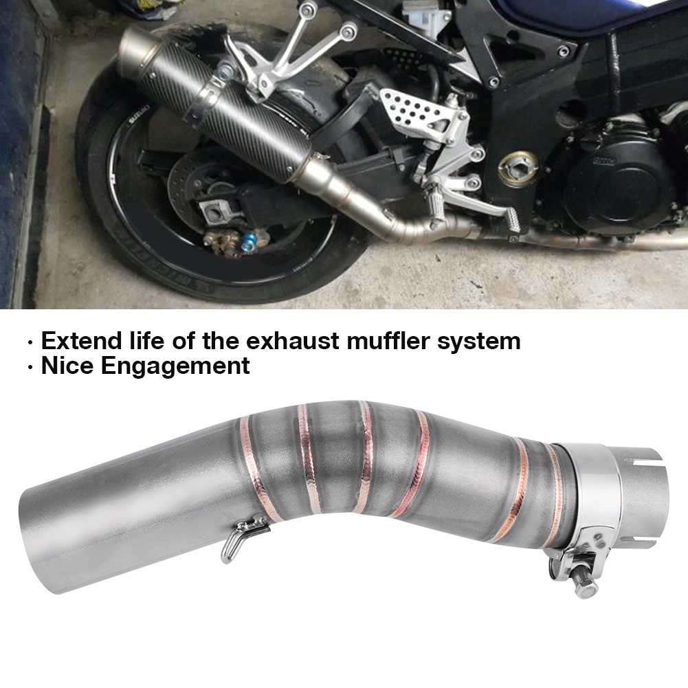 Zentrales Auspuffverbindungsrohr Für Suzuki Gsx-r1000 2005-2006 Motorrad, Modifikationsteil, Zwischenstück Aus Stahl, Leistungszubehör-kit.