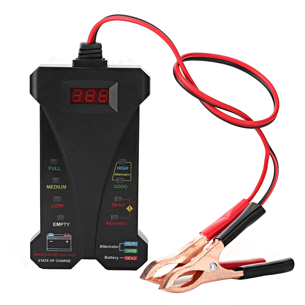 12v-autobatterietester Mit Led-digitalanzeige, Diagnoseanalysator Und Fahrzeugprüfgerät