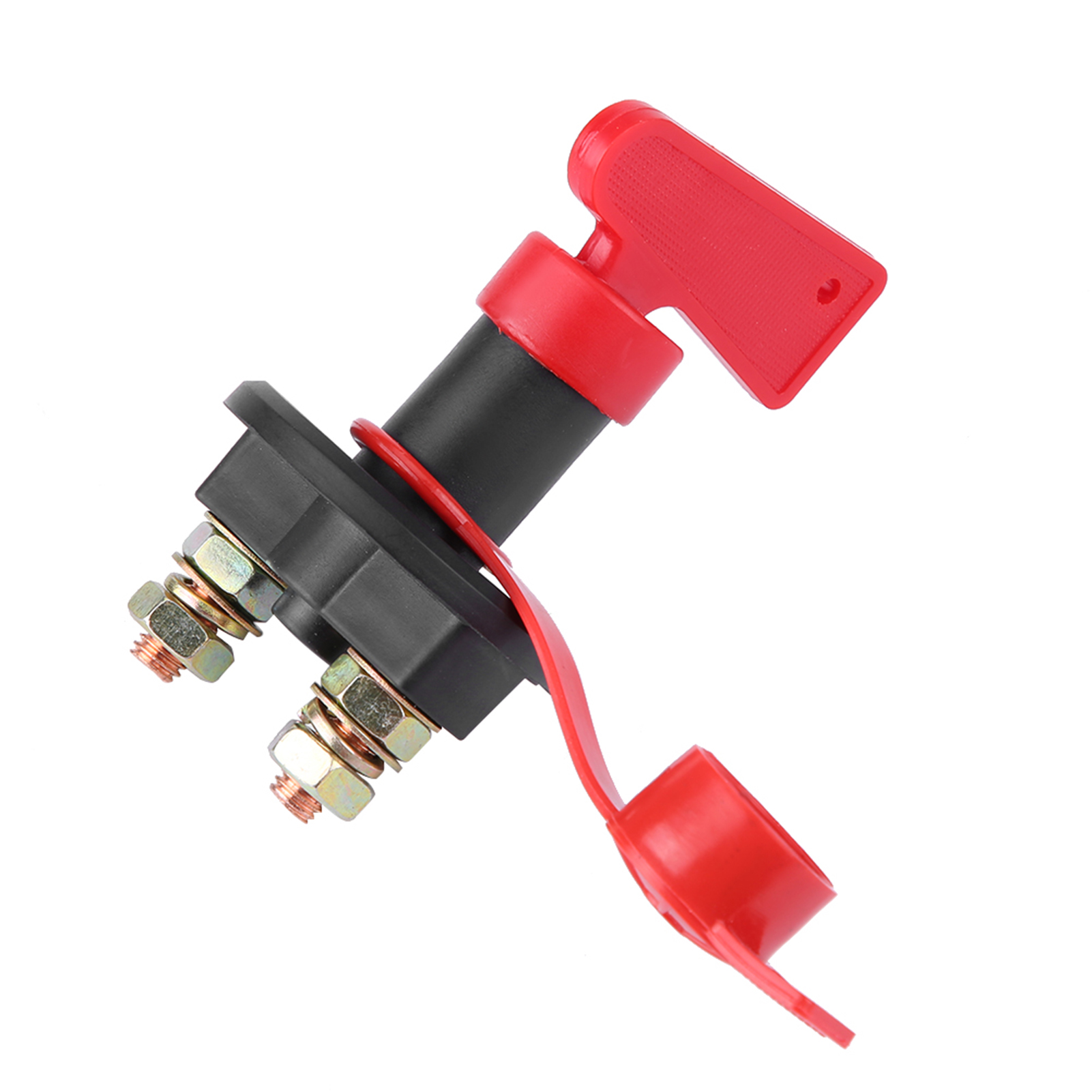 Universeller 12v/24v-batterie-hauptschalter Mit Abnehmbarem Schlüssel, Druckknopf-kfz-schutzschalter, Stromtrennschalter, Schlüsselschalter Für Fahrzeuge