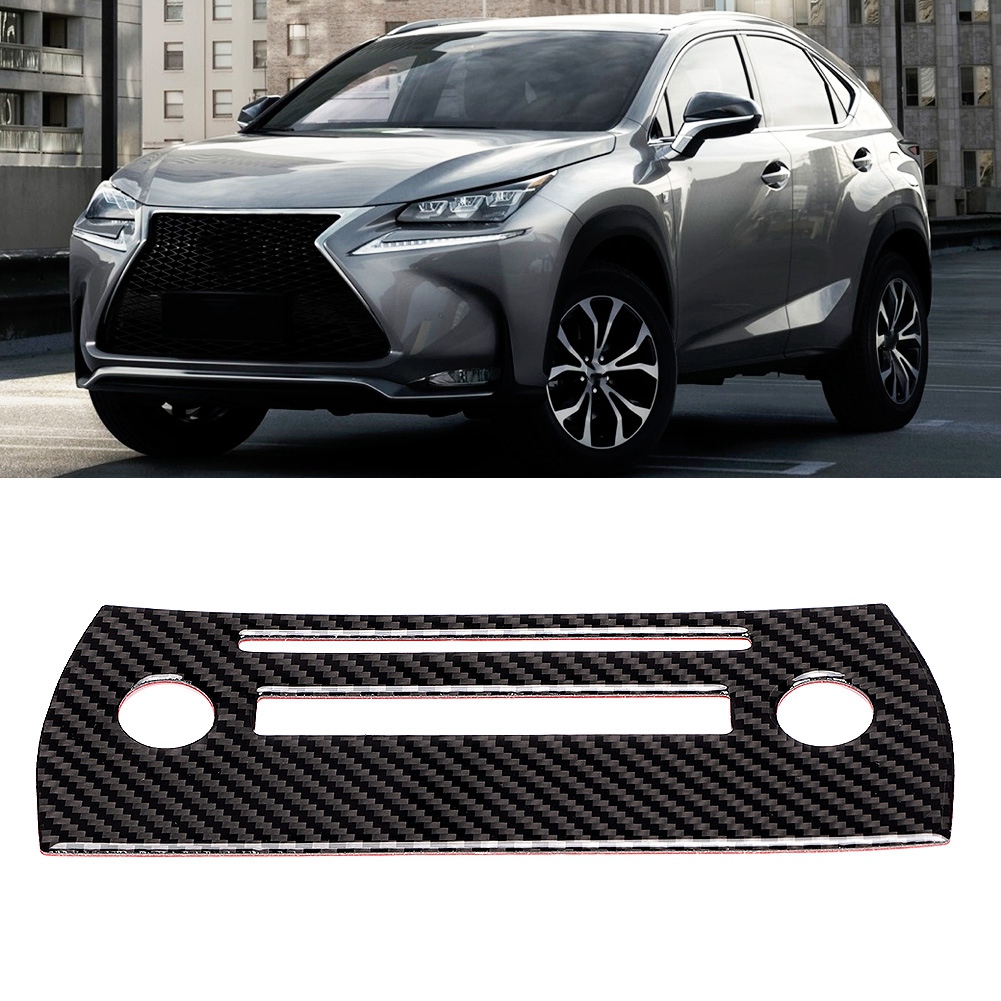 Carbonfaser-rahmenabdeckung Für Das Cd-bedienfeld Im Innenraum, Passend Für Lexus Nx 200, 200t, 300h (baujahre 2014–2019)