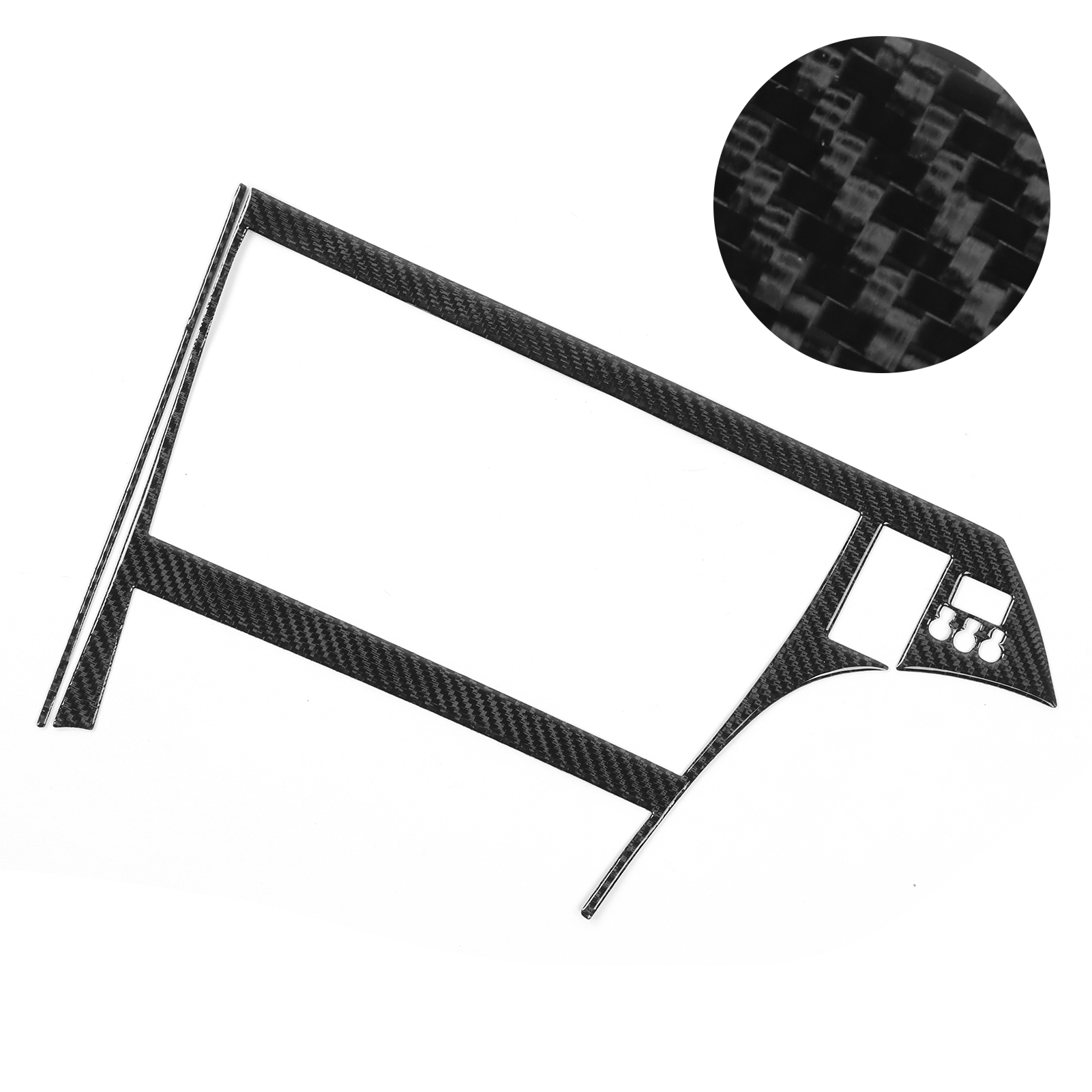 Stück Gps-displayabdeckung Aus Kohlefaser, Stabile Montage, Kompatibel Mit Toyota Prius 2012–2015 (rechtslenker)