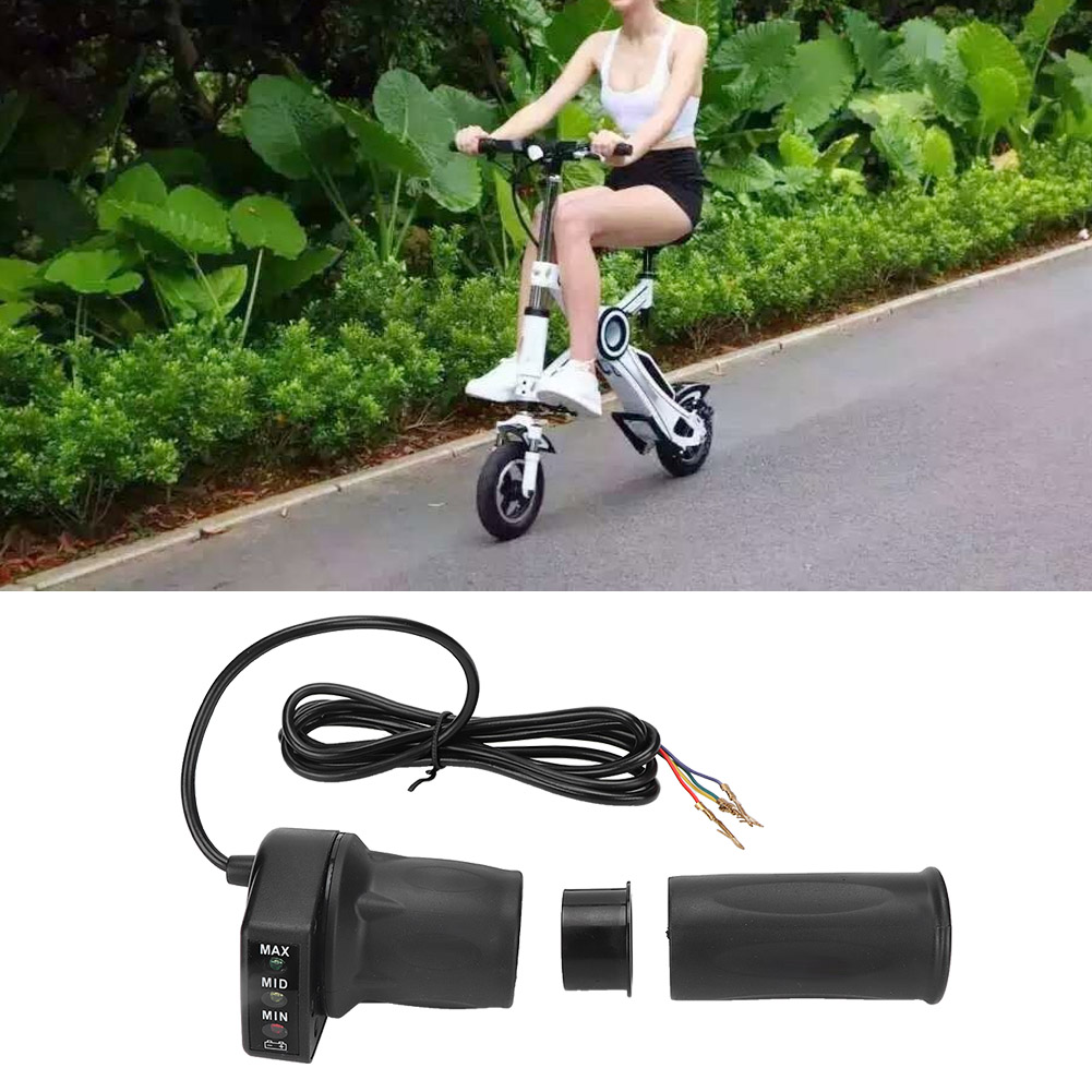 36v-halbdrehgasgriff Mit Batterieanzeige Für Faltbare Elektrofahrräder Und -roller
