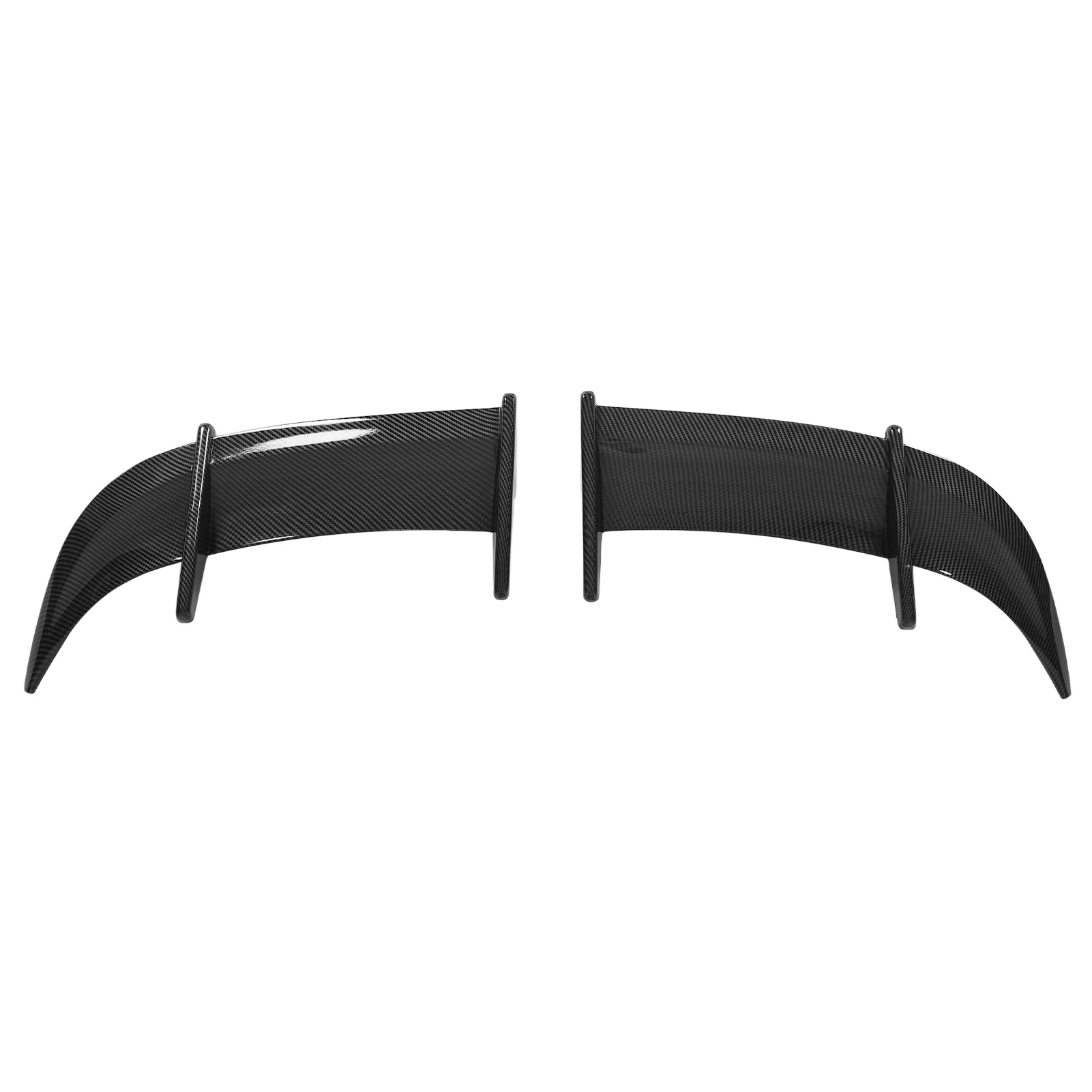 Ak Style Zweiteiliger Heckspoiler, Dachspoiler In Flügelform, Winddruckreduzierung, Kompatibel Mit Mk6, Kohlefaser, Mattschwarze Lackierung, Aerodynamisches Karosserie-kit