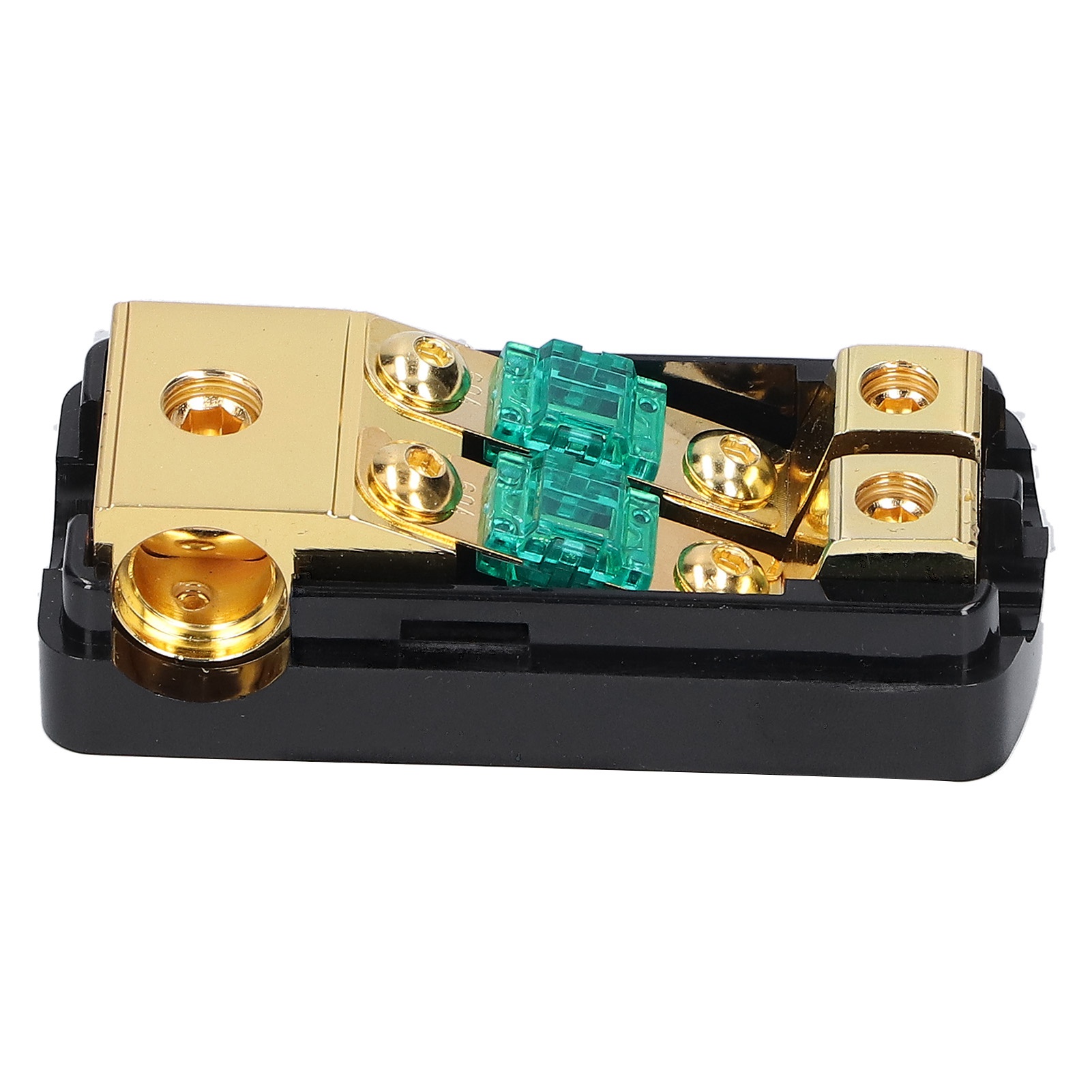 Audio-sicherungskasten Mit 1 Eingang Und 2 Ausgängen, 0/4 Awg Bis 4/8 Awg, Transparenter Deckel, Für Auto, Lkw, Boot, Wohnmobil