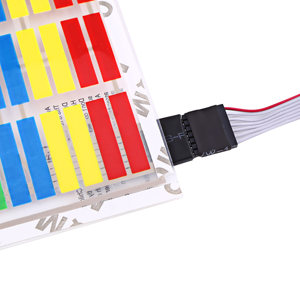 12v Led-streifen, 45x11cm, Autodekoration, Musiksteuerung, Rhythmus, Soundaktivierung, Mehrfarbig, Autoaufkleber