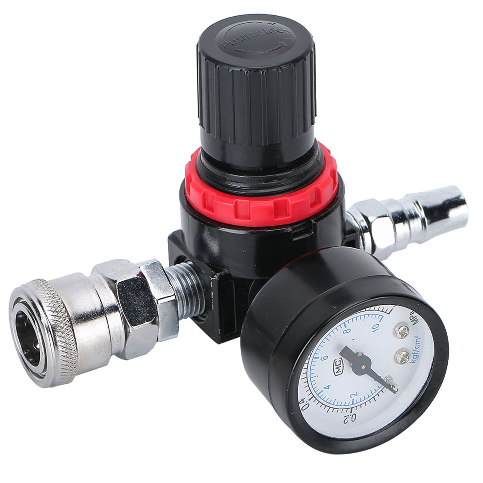 1/4"-luftdruckregler Mit Manometer, Regelventil Für Farbpistole, Kompressor, Präzisions-druckminderer.