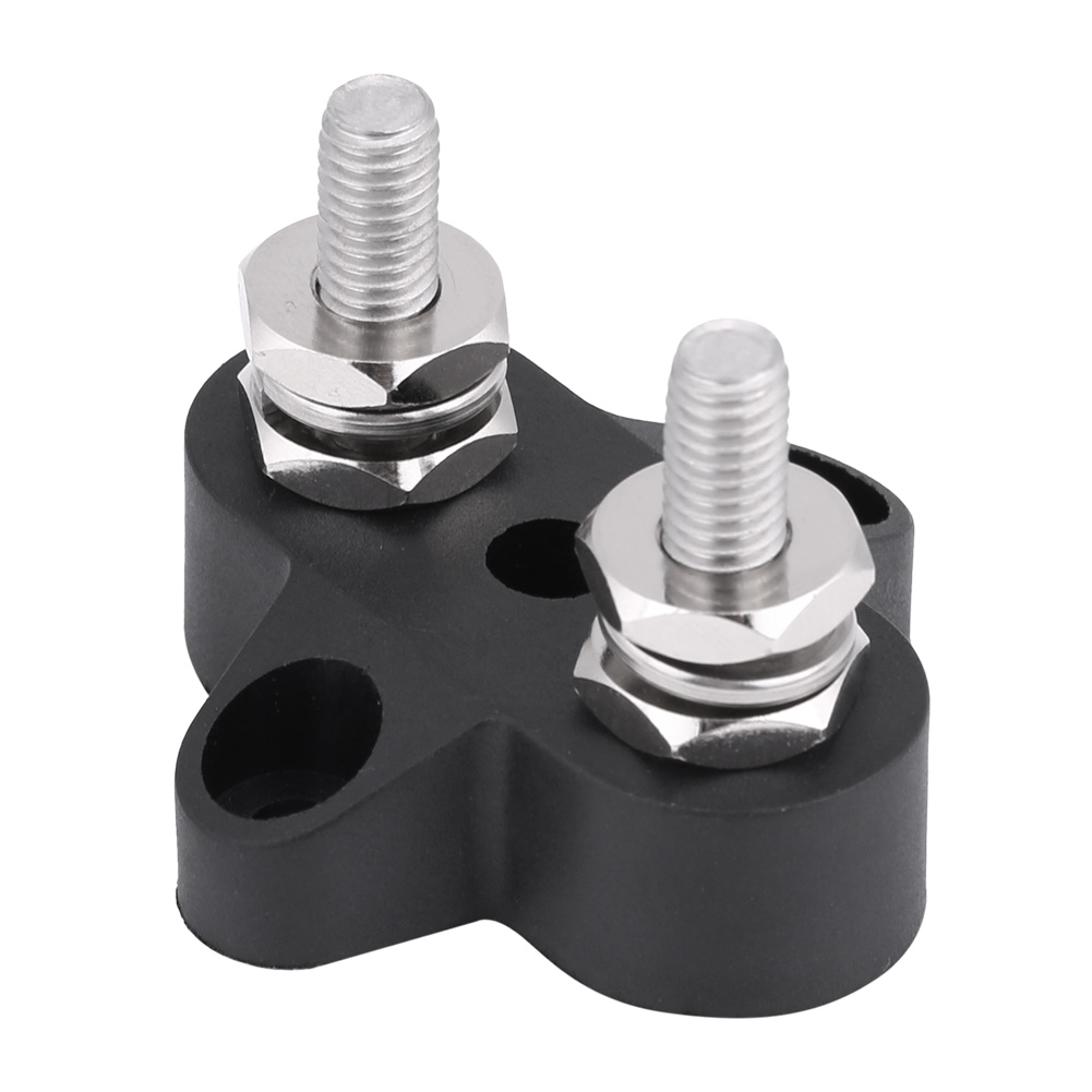 M6 Elektrische Verteilerschiene, 48v Doppelklemmenblock, Robuste Positive Stromverteilung, 2 Anschlüsse, Für Den Einsatz Unter Hoher Belastung.
