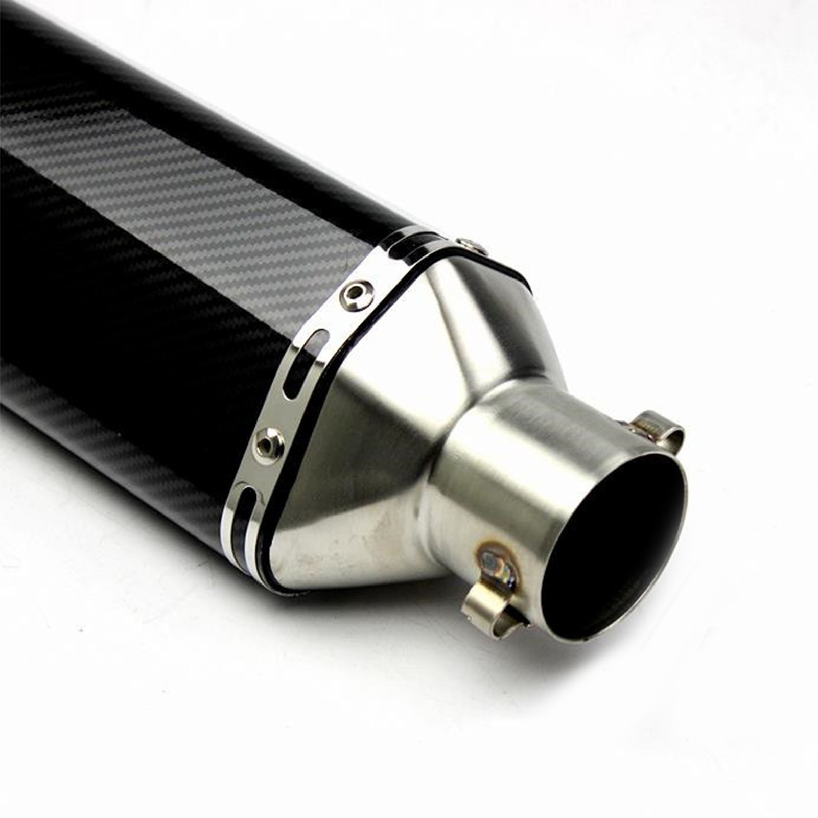 Hinteres Auspuffrohr Für Motorräder Aus Edelstahl, Rost- Und Hochtemperaturbeständig, Passend Für 51 Mm Rohre.