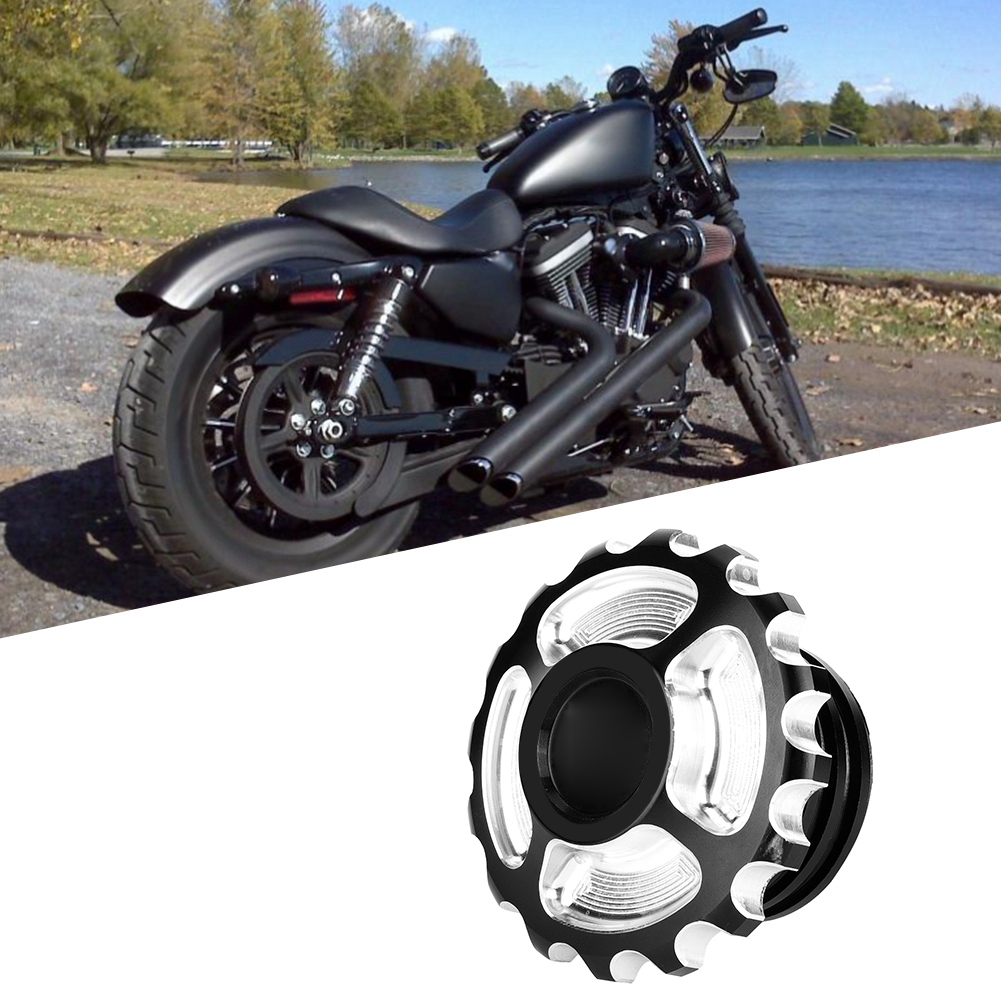 Cnc-gefräster Tankdeckel Aus Aluminium Für Motorräder, Modifiziertes Zubehör, Kompatibel Mit Sportster 883, 1200 Und 48, Leichter Und Robuster Tankdeckel