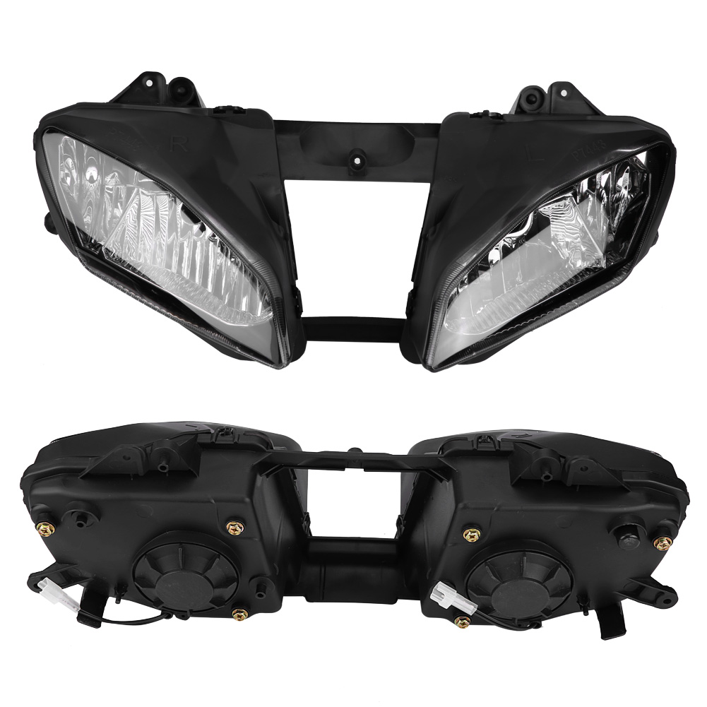 Kompletter Frontscheinwerfer Für Yamaha Yzf-r6 2008-2016 Motorrad, Homologierte Scheinwerferoptik, Direkter Ersatz, Kompatibel Mit R6, Sportliches Design, Robust Und Wasserdicht.