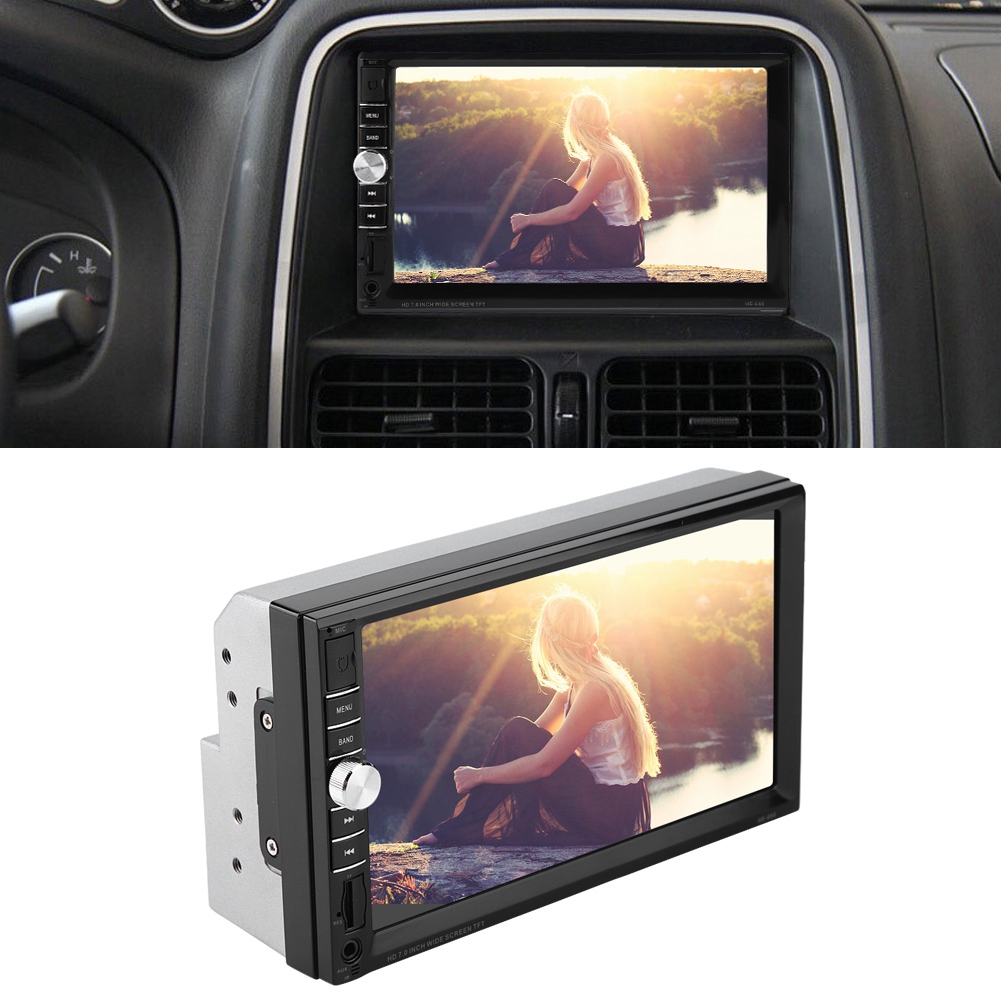 2-din-autoradio Mit 7-zoll-touchscreen, Bluetooth, Mp5-multimedia, Gps, Fm-radio Und Usb-anschluss