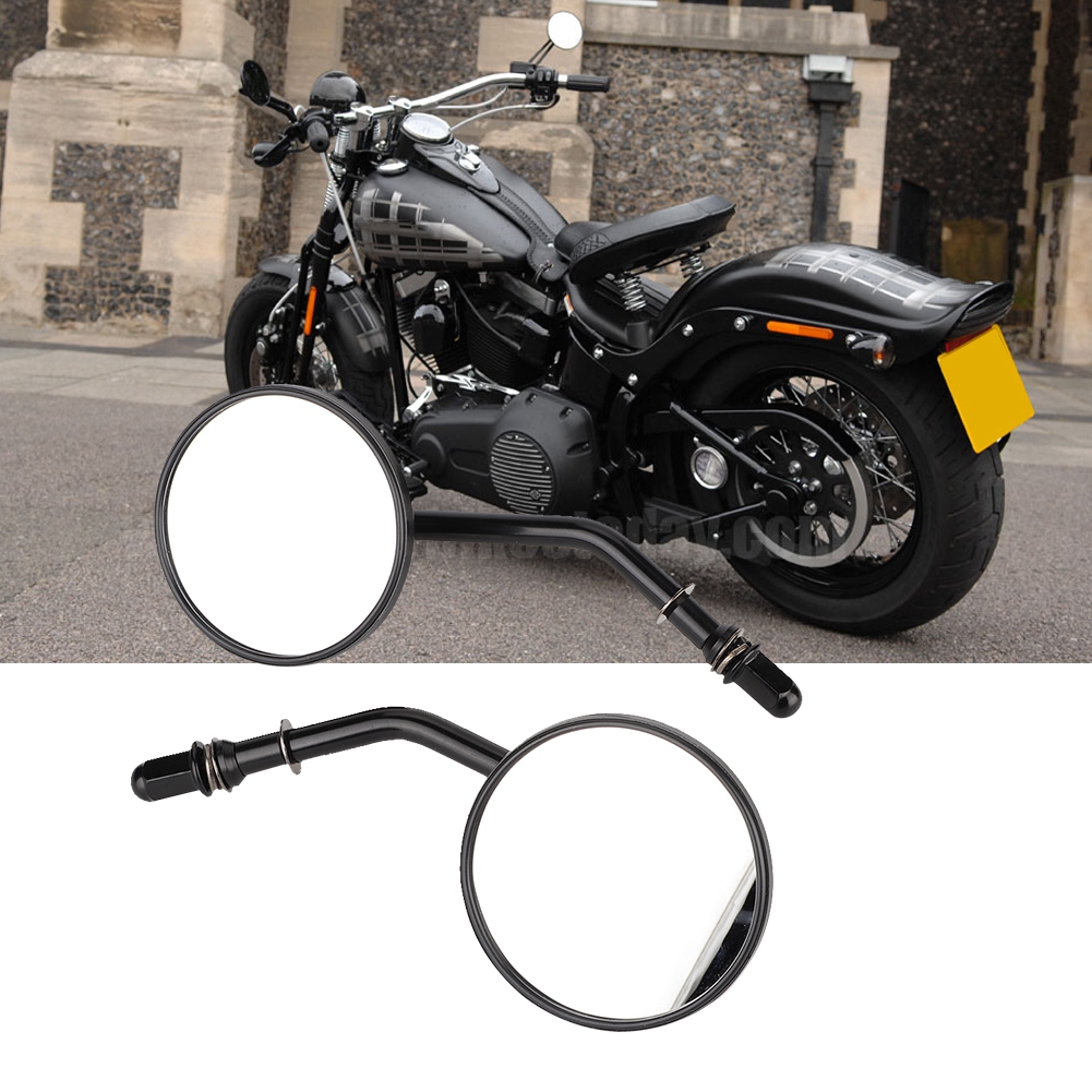Zweiteilige Runde Motorrad-seitenspiegel, Reflektierende Rückspiegel, Verstellbare Rückspiegel Zur Individuellen Anpassung.