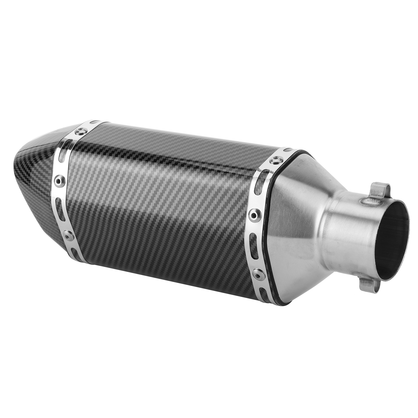 Edelstahl-auspuffanlage Mit Deflektorschalldämpfer, Motorradzubehör Kompatibel Mit Msx125 2013-2020, Widerstandsfähiges Stahlrohr, Komplettset.