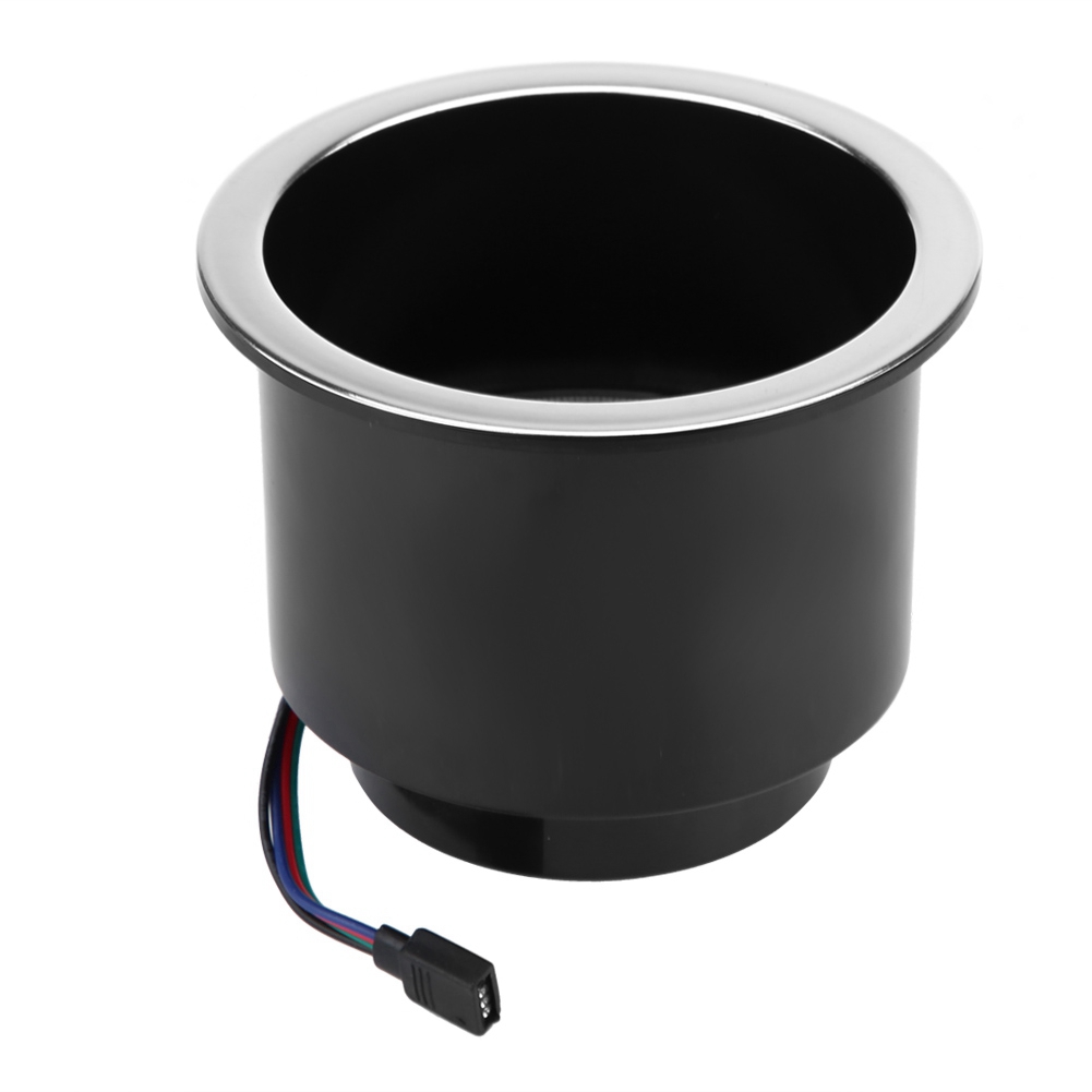 Rgb-led-beleuchteter Kunststoff-becherhalter Mit Fernbedienung Für Boot, Auto, Lkw, Wohnmobil