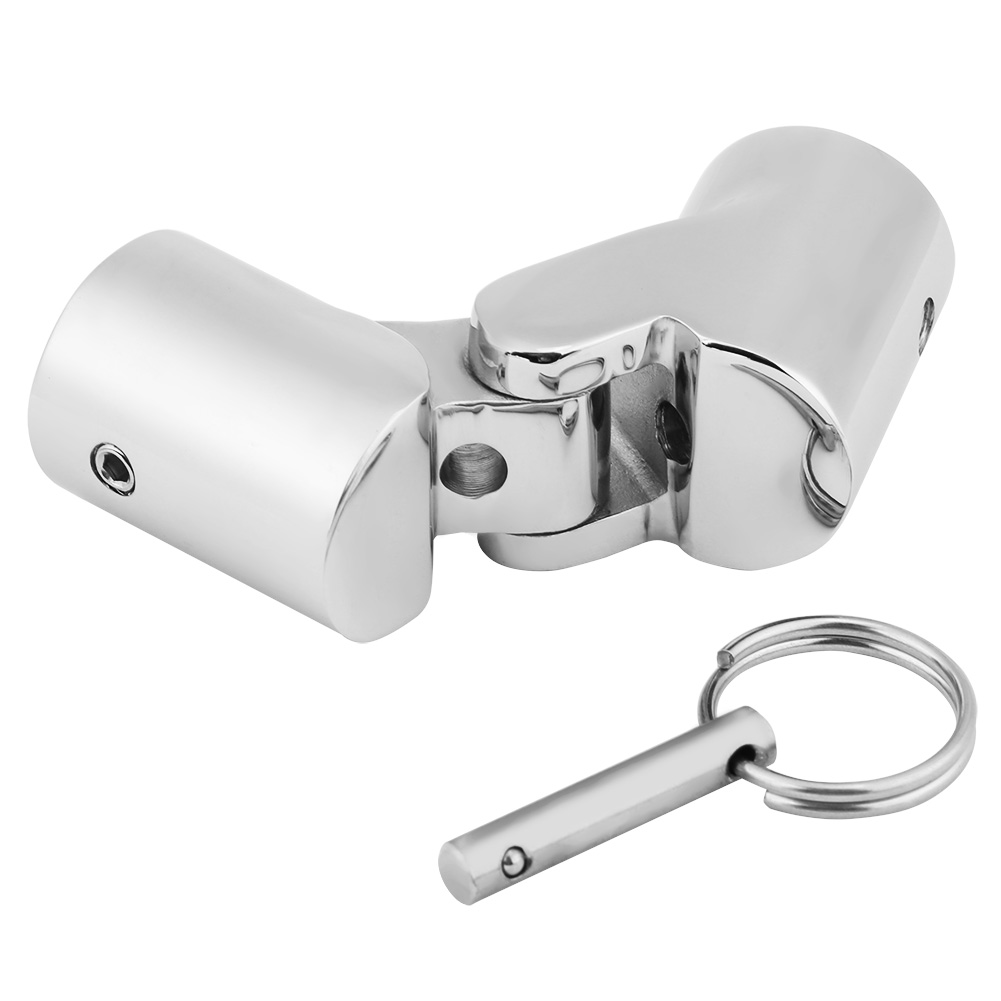 Klappbarer Drehgelenkverbinder Aus Seewasserbeständigem Edelstahl Für Schläuche/rohre, Bootszubehörverbinder, 22 Mm Durchmesser