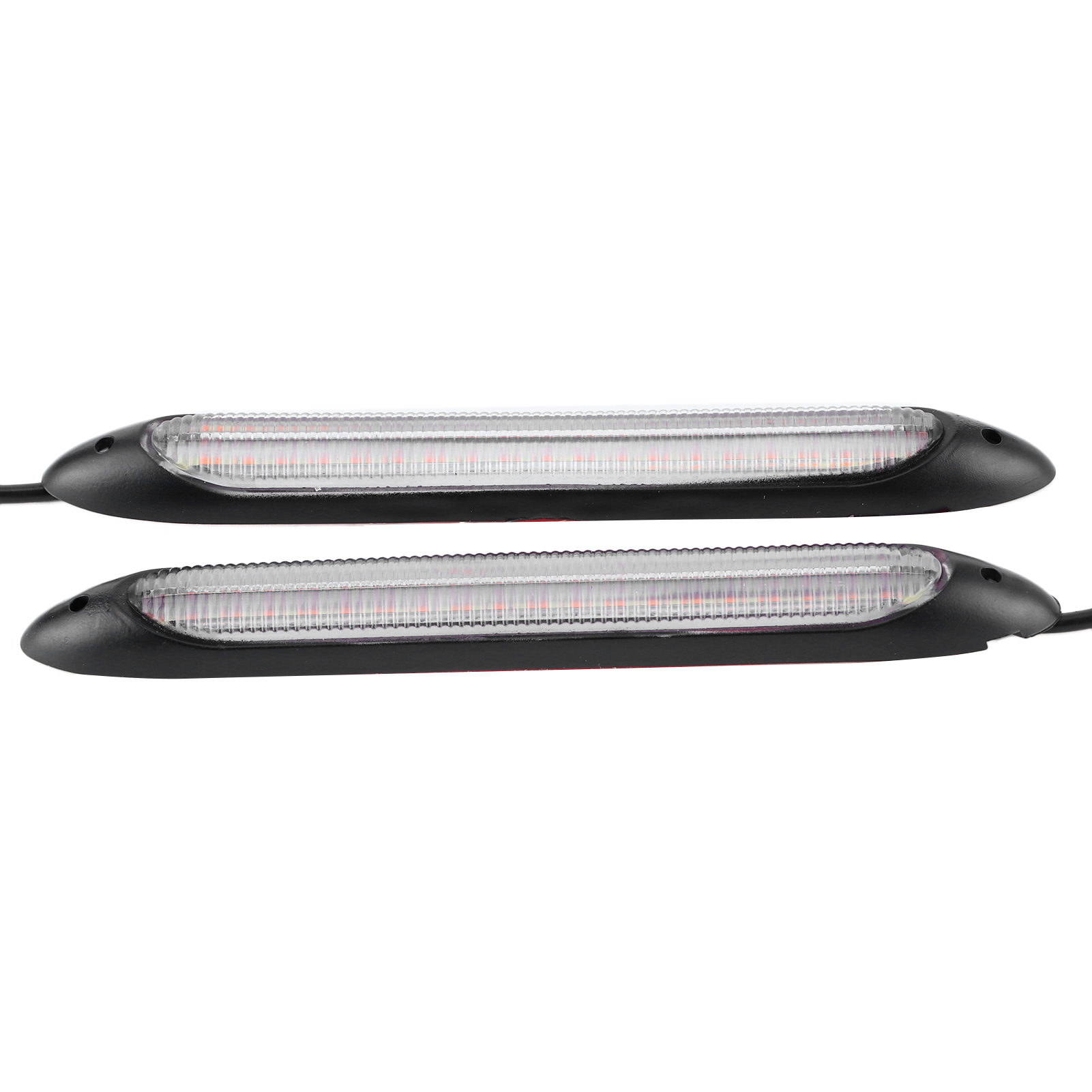 Paar Led-tagfahrlichtstreifen Mit Blinker, Weiß-gelbes Licht, Wasserdicht, 27,5 Cm / 10,8 Zoll