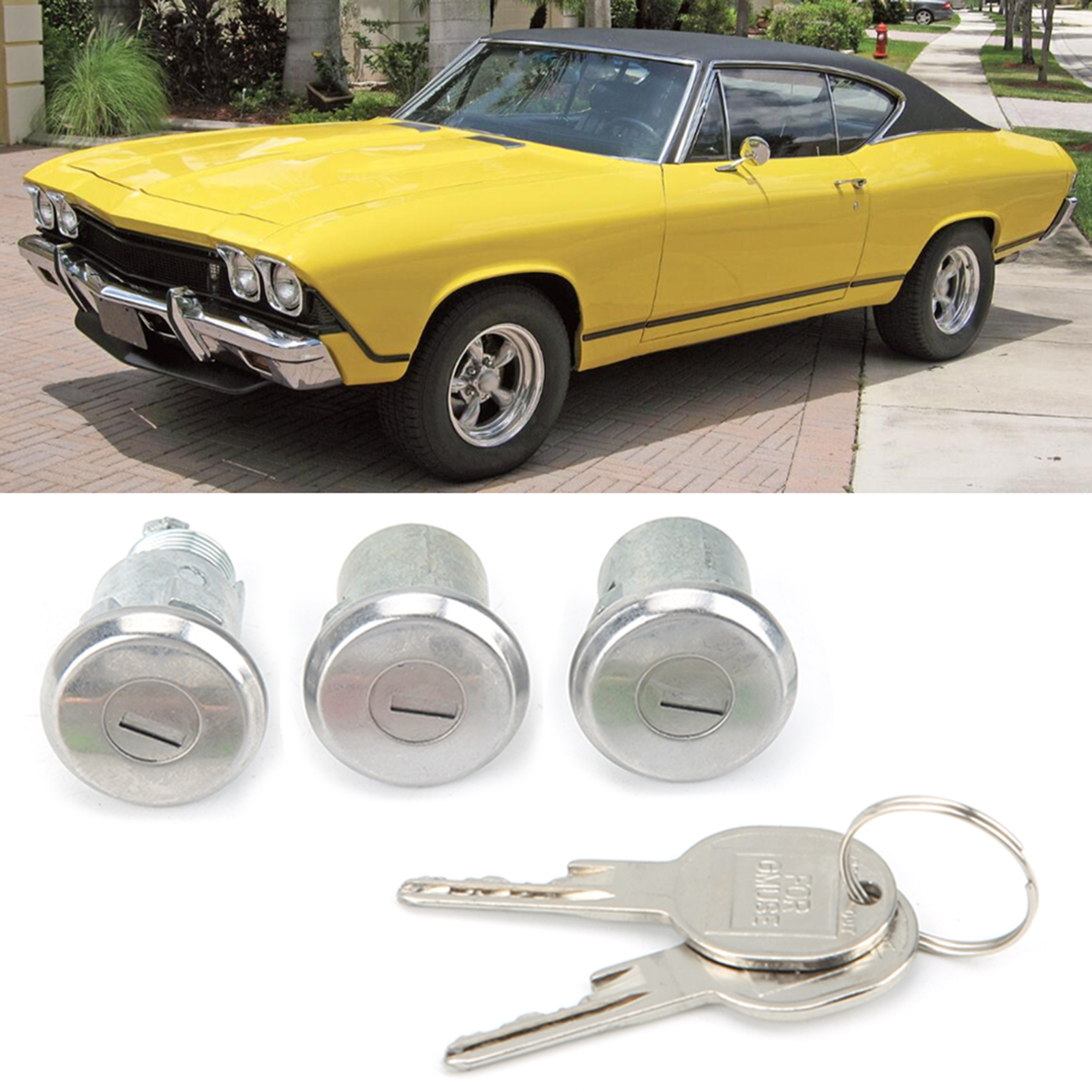 Türschlosszylinder Und Schlüssel Passend Für Chevrolet Camaro 654394765282