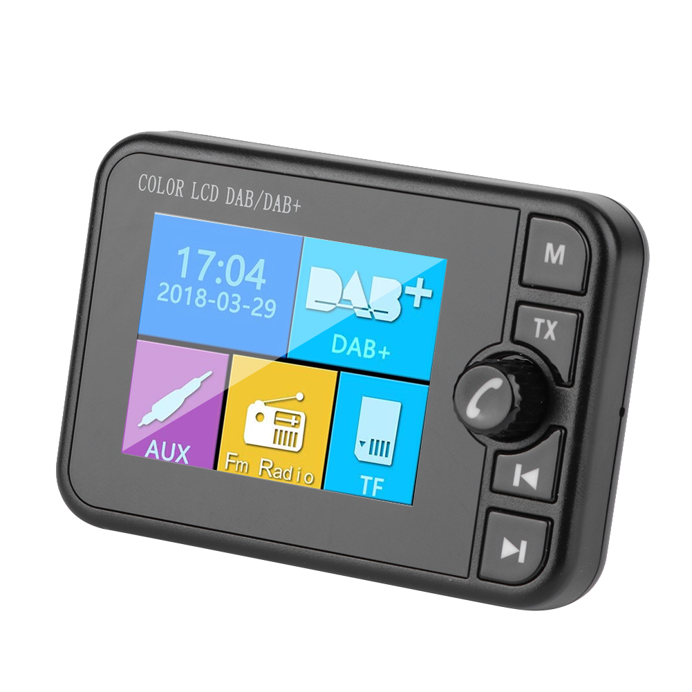 2,4-zoll-dab-autoradio Mit Bluetooth-empfänger Und Fm-transmitter